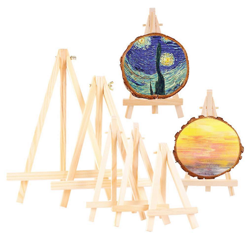 Tabletop Easel Stand Mini Wood Easels Display Paintings Framed Photographs 3Pcs