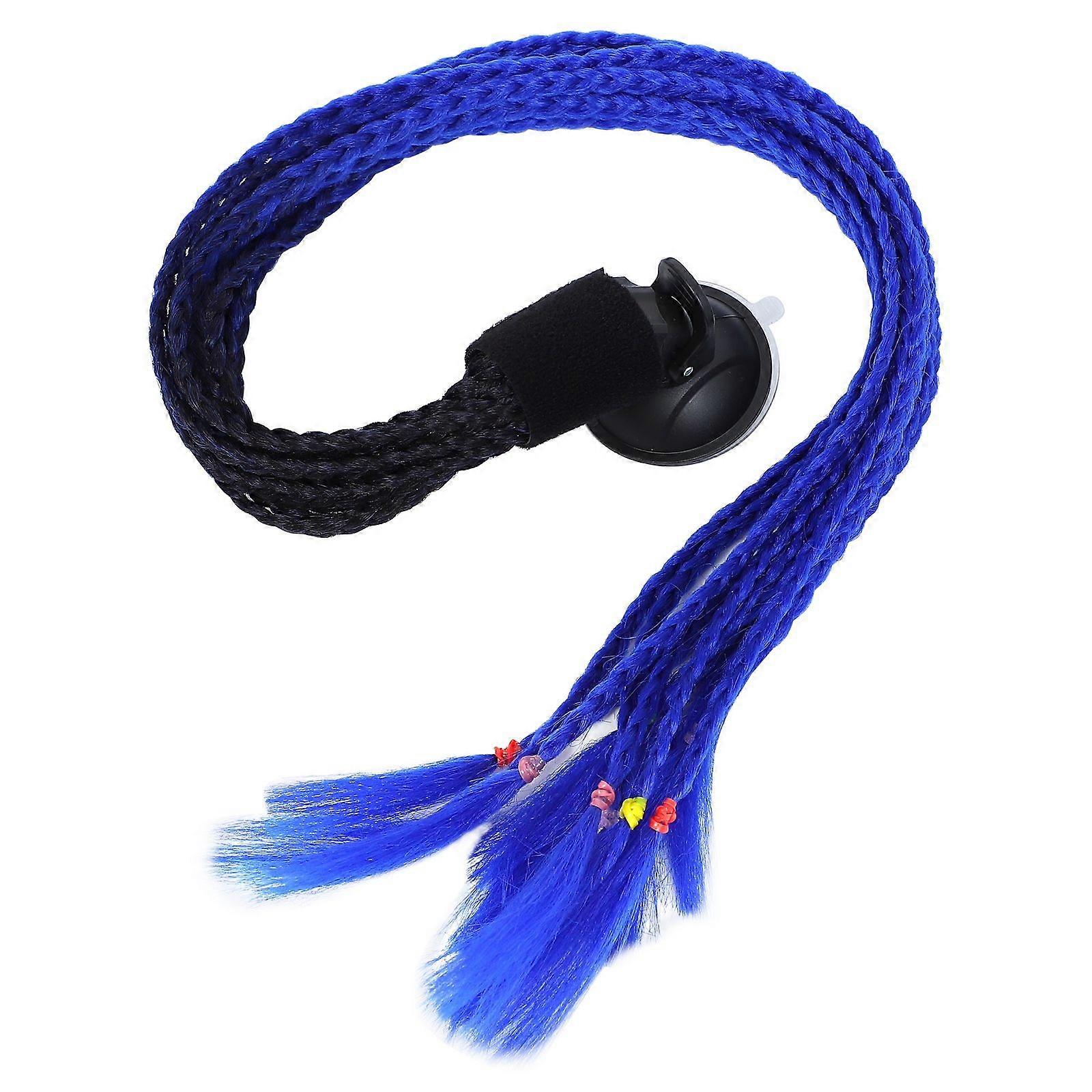 Stylish Artificial Ponytail Decor for Home Black Fiber Preferred Materials Durable Practical 70 Characters