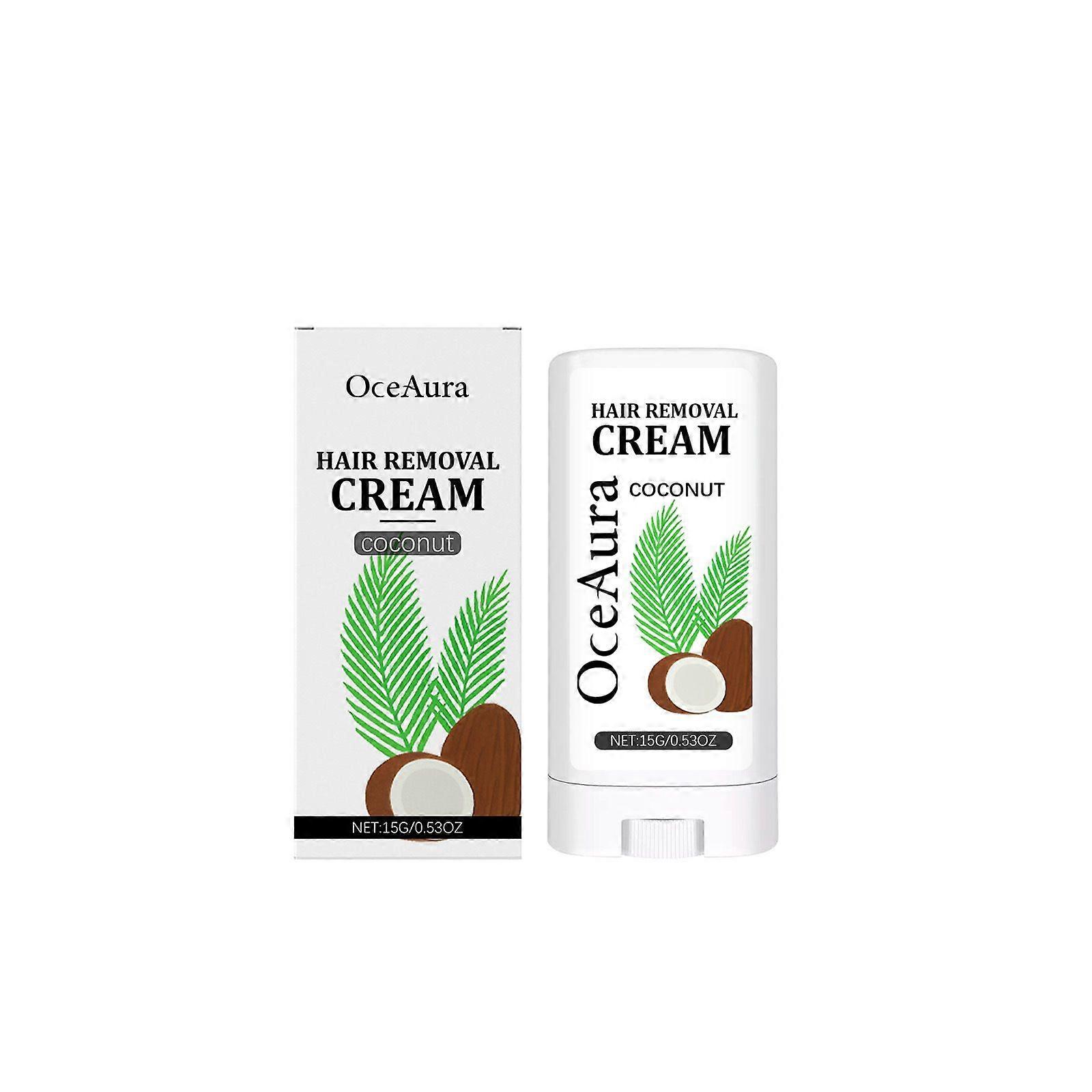 Shaving Cream Stick - Travel Size Toiletries for Women | Coconut Milk Based Razors, Shavers Friendly Hair Removal Cream Shave Stick | 15g