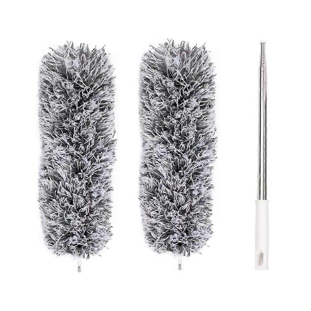Microfiber Extendable Duster Tool for Car and Furniture Cleaning – Durable, Bendable Fiber Head for High Areas and Versatile Dust Removal
