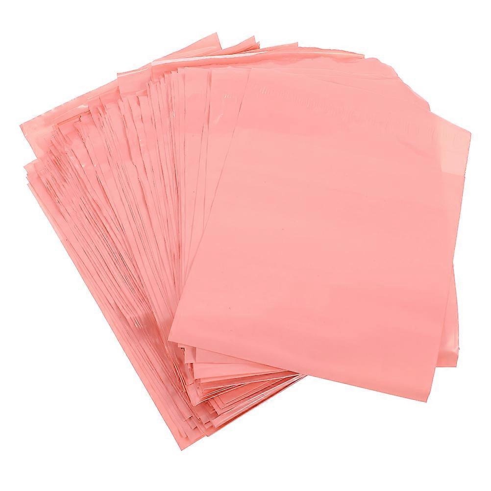 Pink Durable Packing Bags for Daily Use Made of Plastic with Strong Closure 100pcs