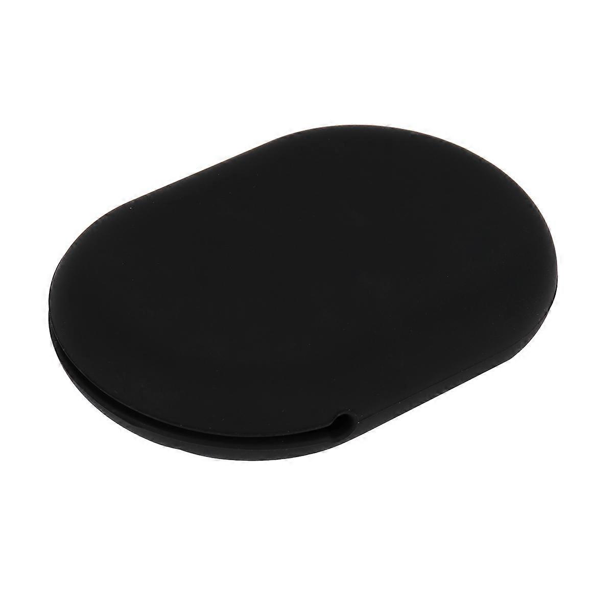 Portable Silicone Earbud Case for Earphone Storage Black Perfect Size for Most Wired or Wireless Headphones