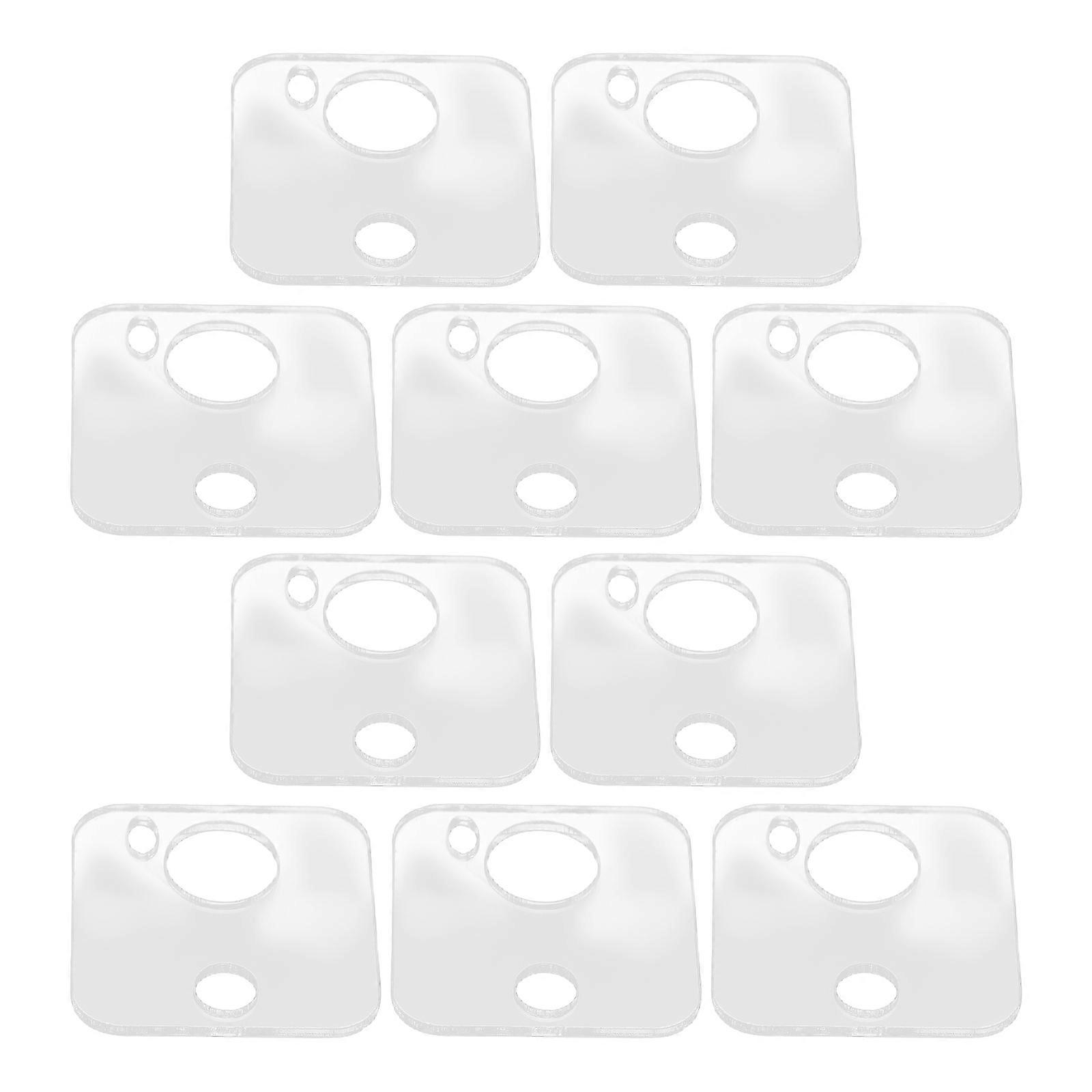 Acrylic Floss Organizer – Clear Thread Winding Boards for Sewing, Embroidery & Bobbin Storage (10pcs)