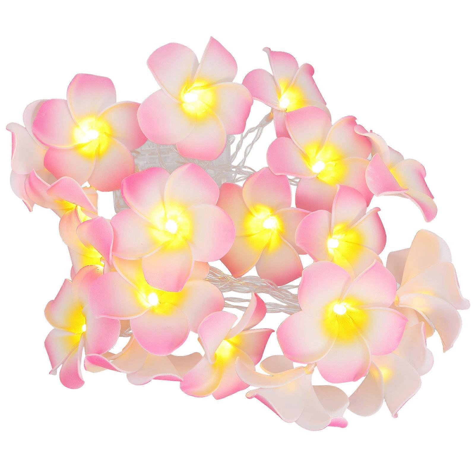 Decorative LED Flower Lights For Home And Outdoor Decor In Elegant Pink Designed For Festive Occasions 1 Set