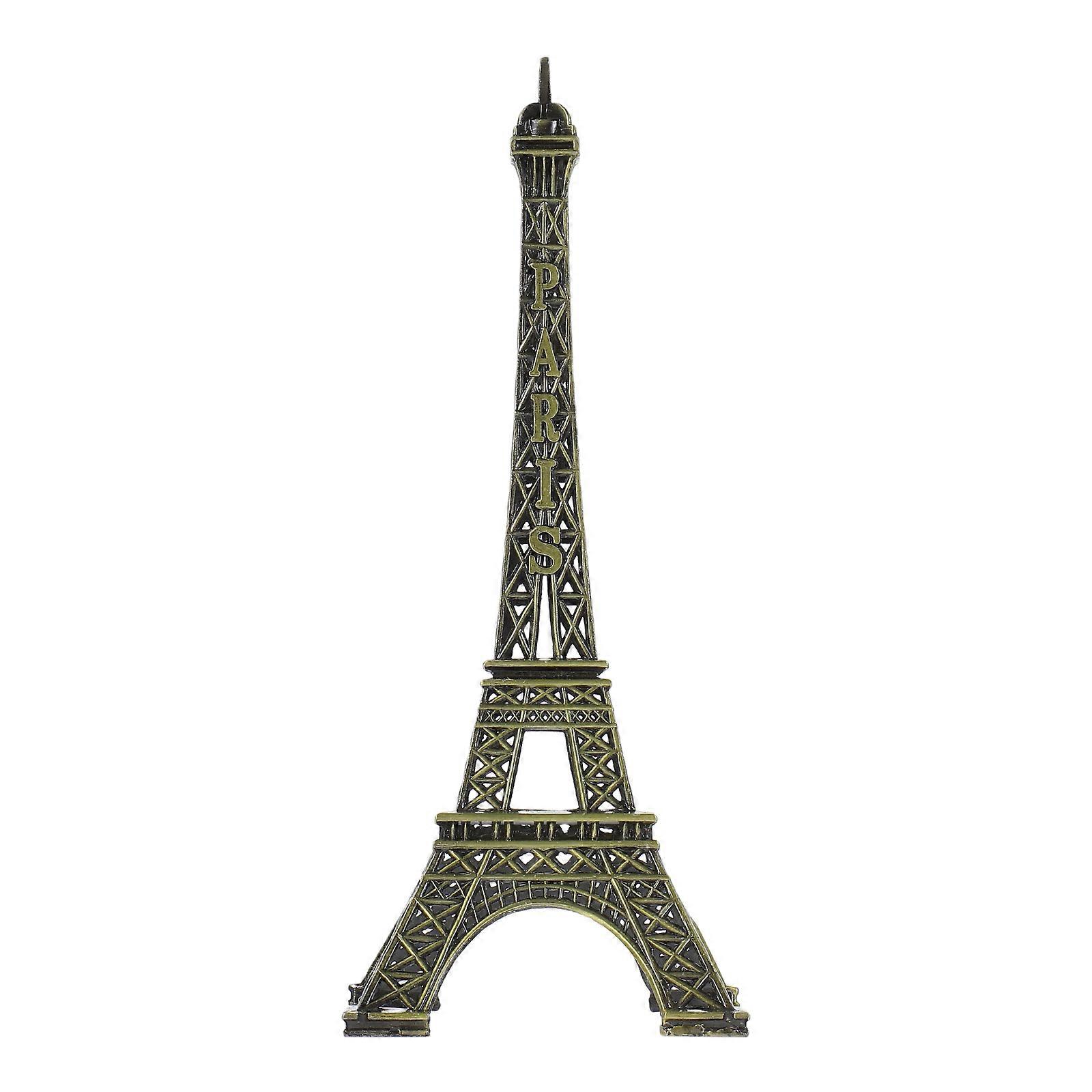 Eiffel Tower Model | French Themed Photography Prop | Unique Travel Souvenir | Intricately Detailed Home Decor for Desk or Window Display