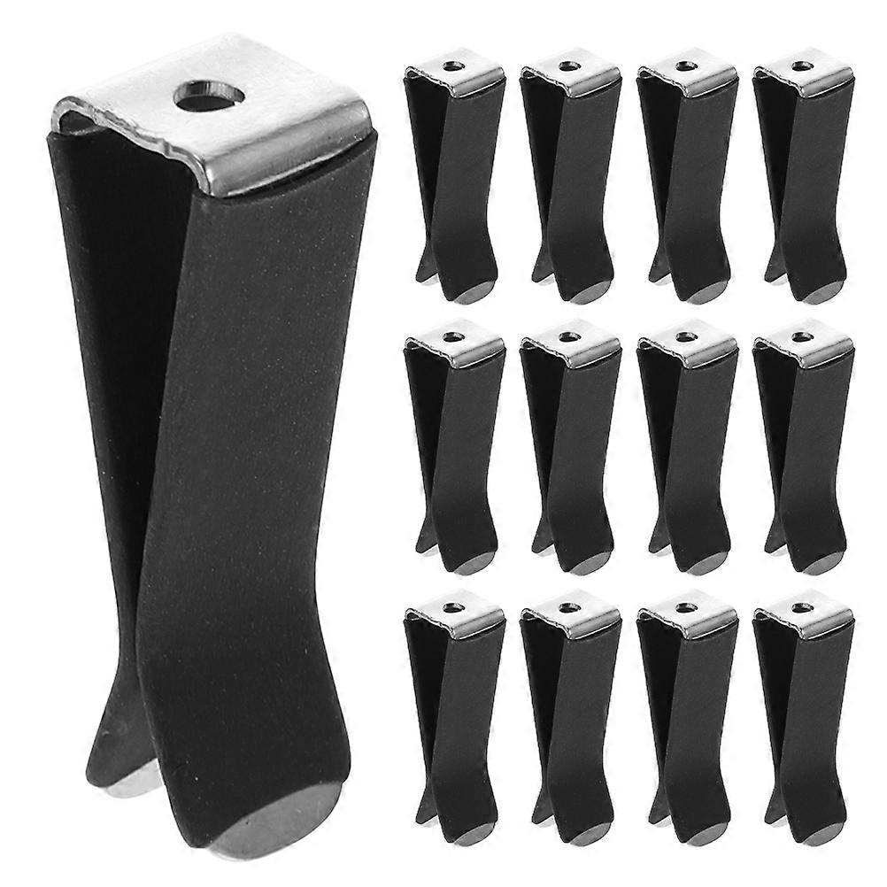 60pcs Car Perfume Clips for Air Conditioner Vent Freshener Smell Remover Black Decor