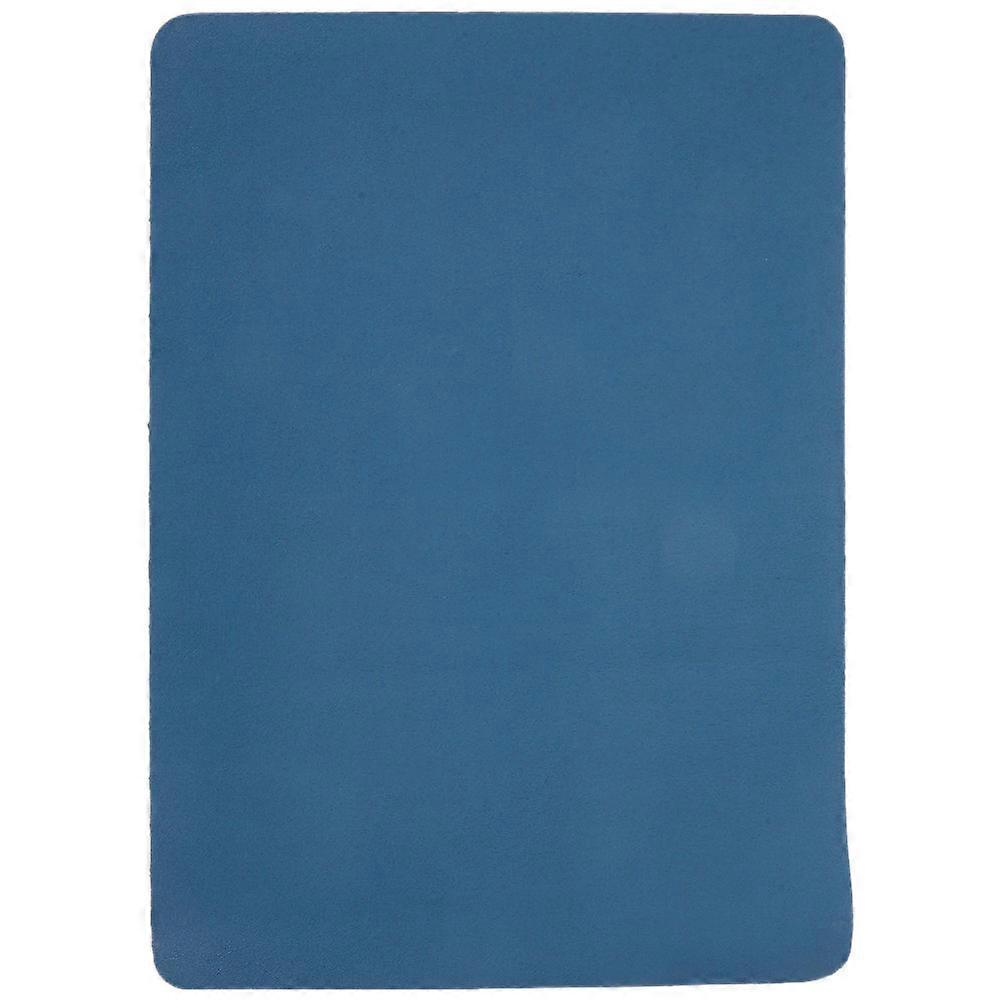 Blue Diatomite Pet Feeding Mat for Home Use Absorbent and Reusable Keeps Floor .2x7.9 Inches