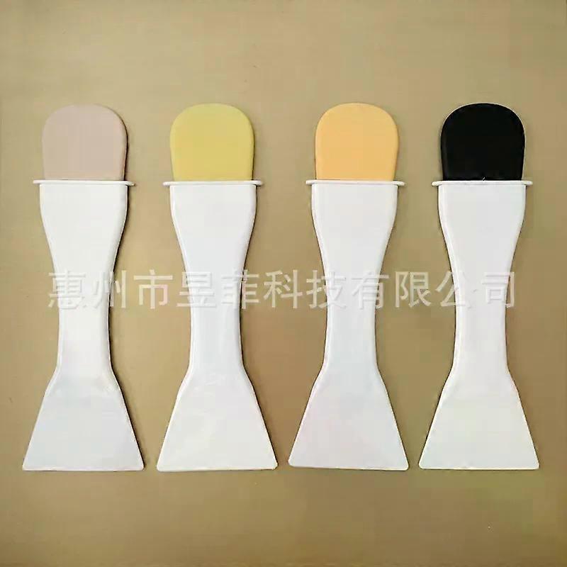 3 Sets Face Applicator Brushes Silicone Eye Mask Spatula Mini Makeup Skincare Applicators Soft Small Brush for Facial Mud Clay Mask Body Lotion Assort