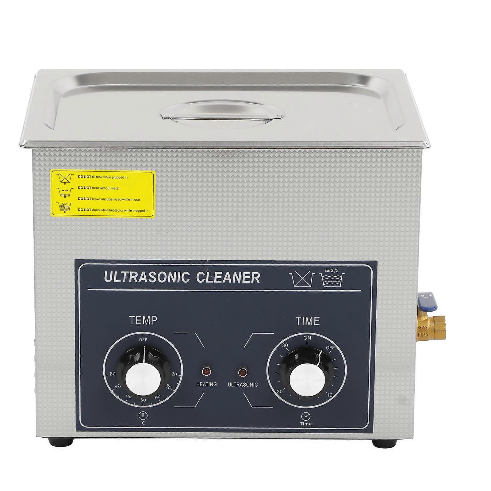 10L Ultrasonic Cleaning Machine Heating Power Adjustable Ultrasonic Washer with Basket
