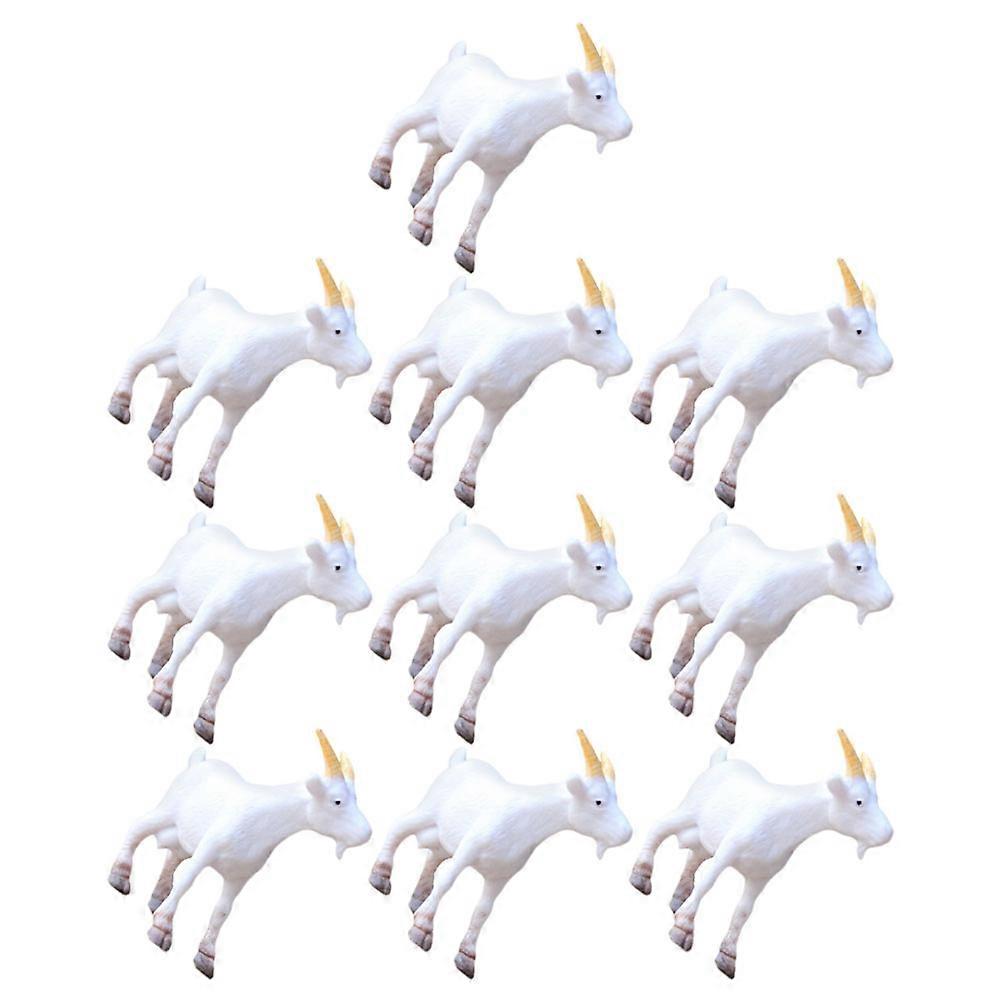 12pcs Mini Sheep Figurines PVC Goat Models for DIY Micro Landscapes, Home Decor & Cake Toppers – Realistic Tiny Animal Ornaments for Creative Crafts