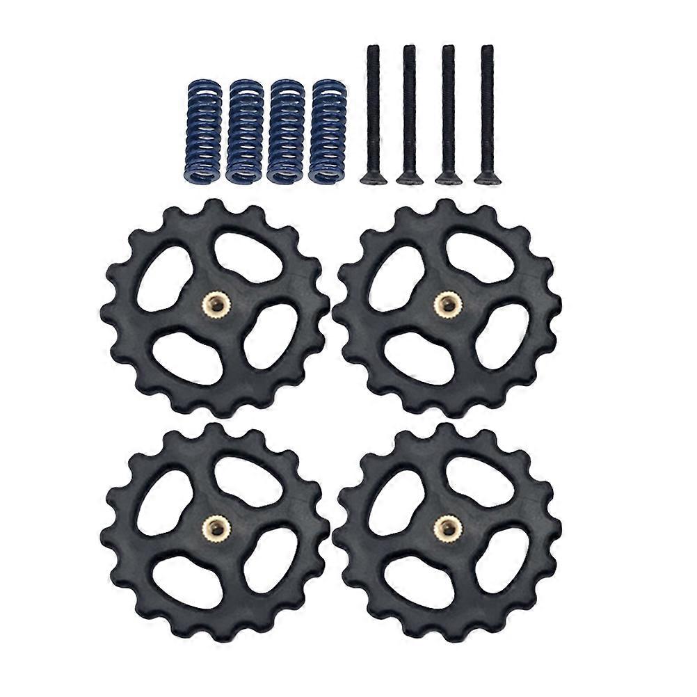 3D Printer Accessory Leveling Nuts Kit - 4Set In Blue Designed For Hot Bed Stabilization And Assembly