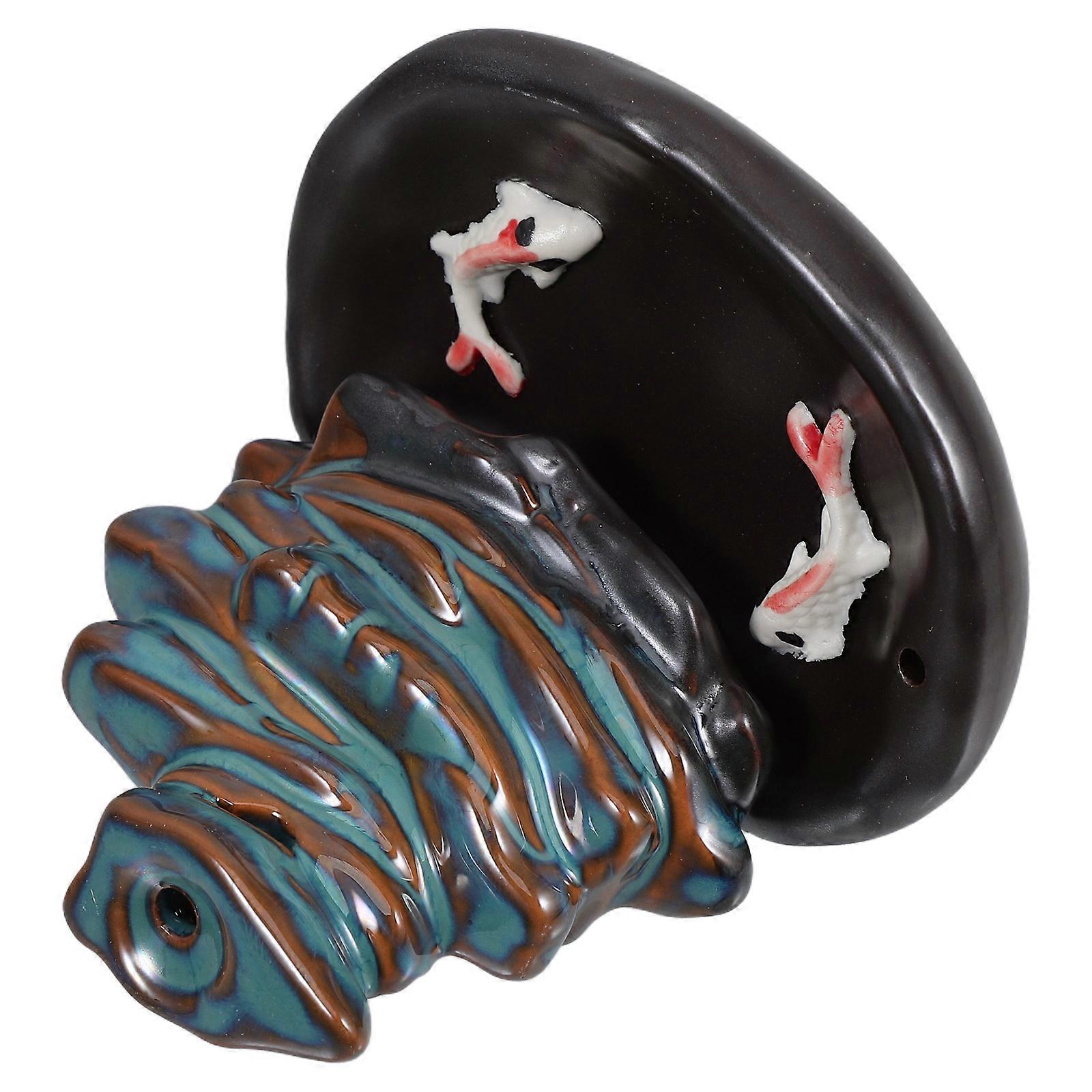 Artistic Design Backflow Incense Burner Compact Home Decor Aromatherapy Users 1Pack