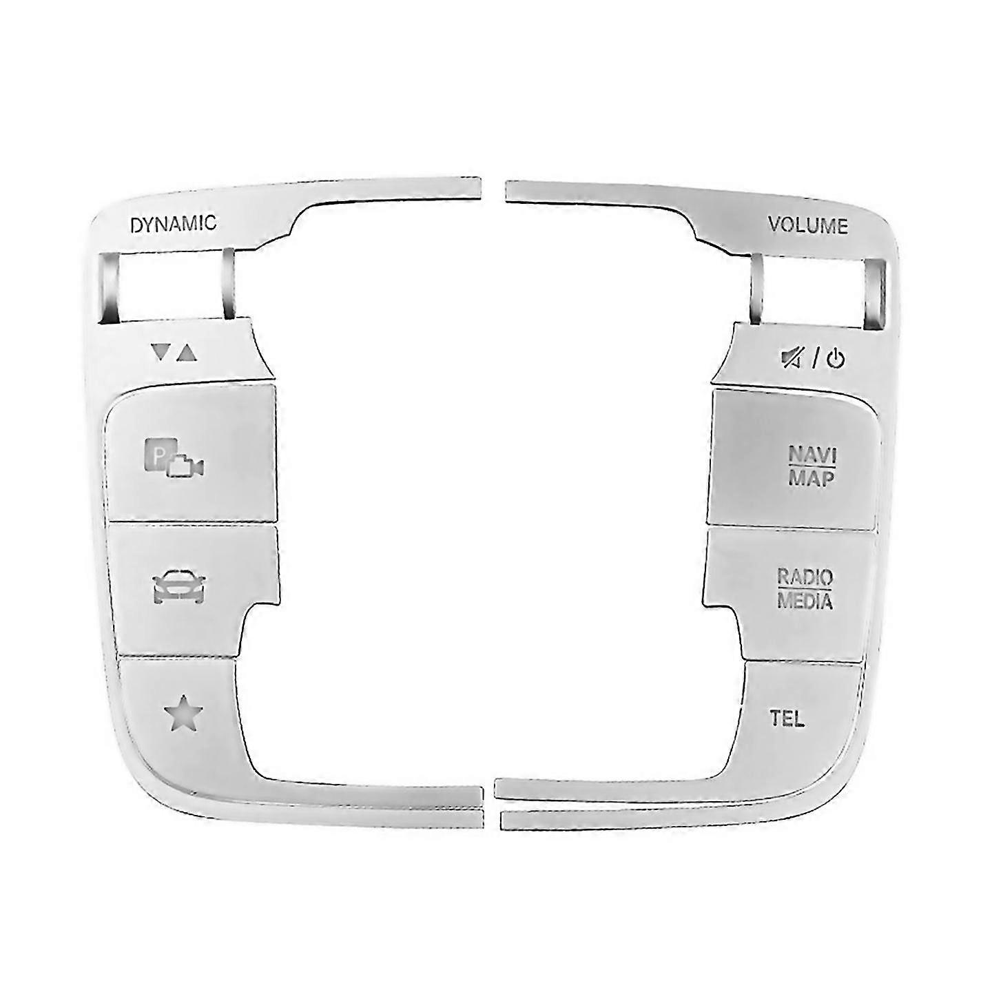 For Car Center Control Mouse Decorative Button Sticker For