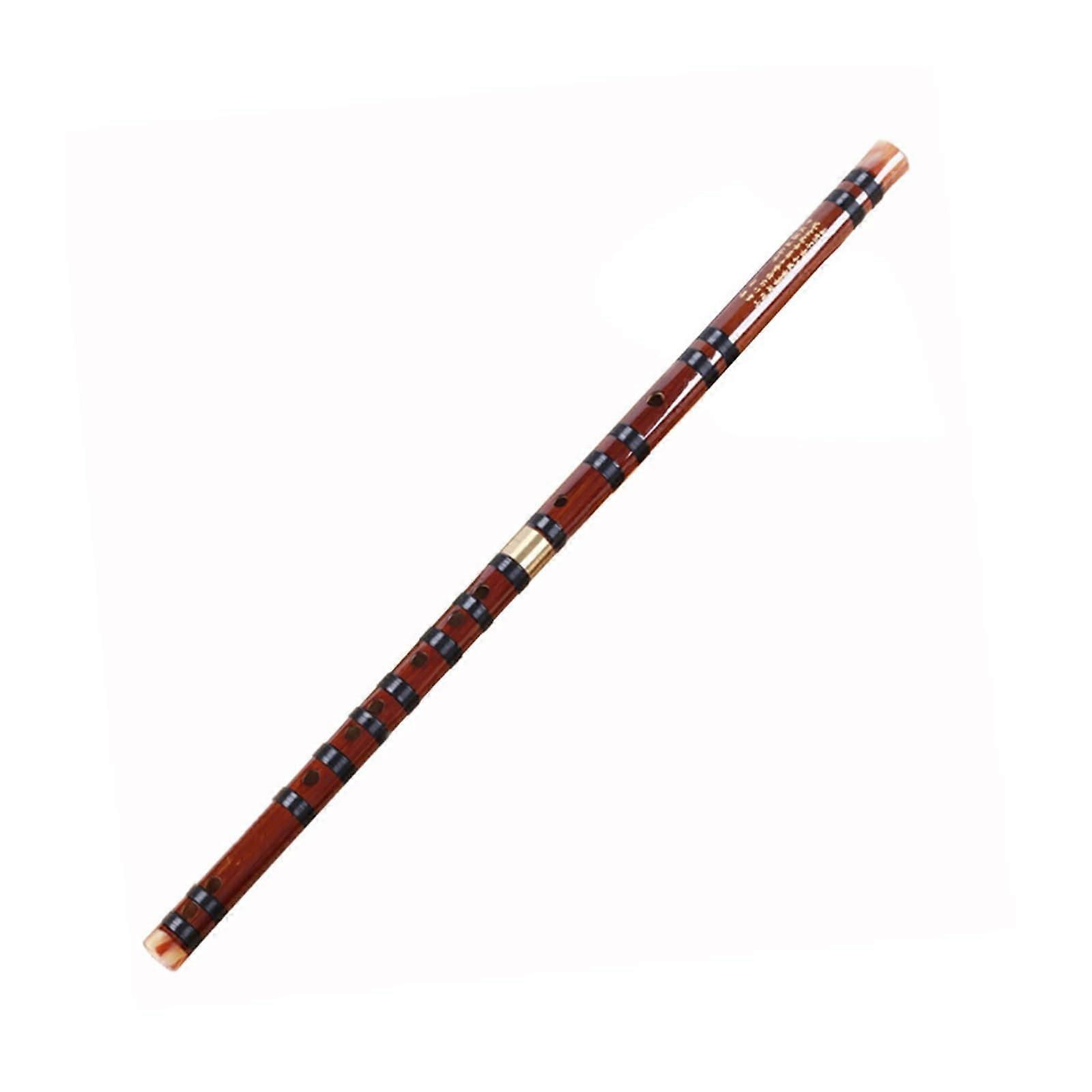 Bamboo Flute Two-Piece With Single Insert, Bitter Bamboo Transverse Flute, C Key