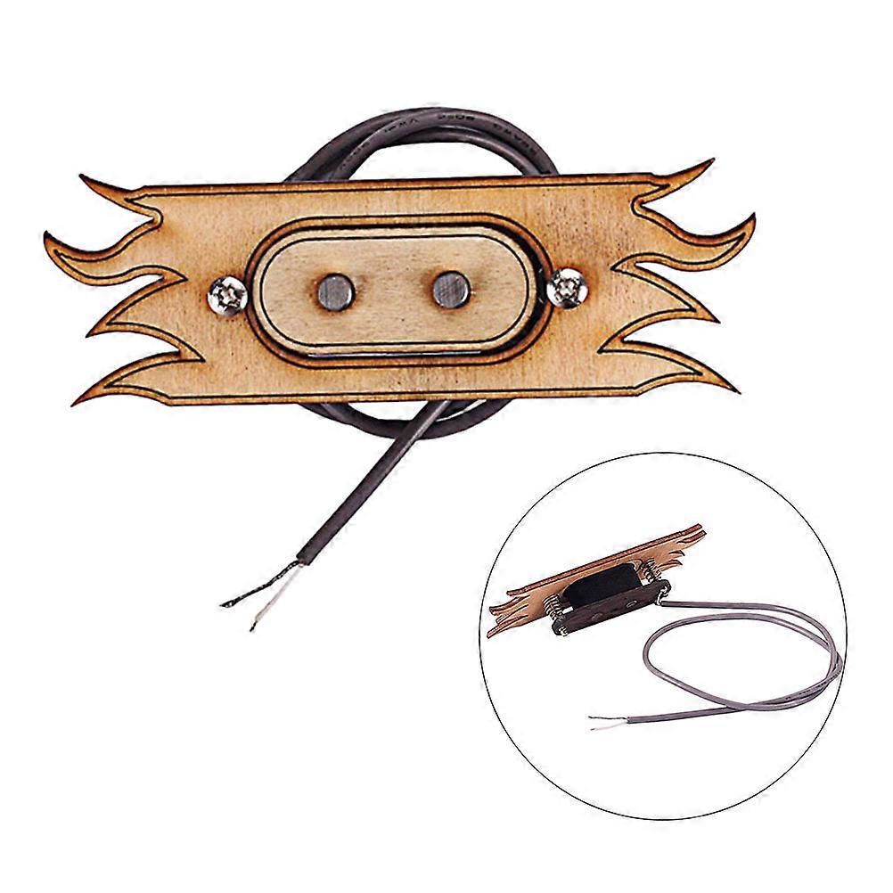 Khaki Double Coil Pickup for Guitar Use with Strong Amplification Maple 2 String