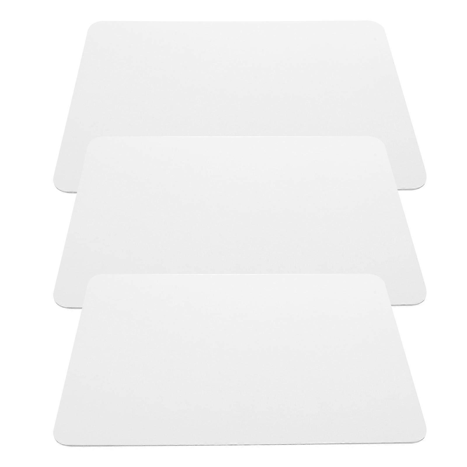 3pcs Portable Double Sided Dry Erase Whiteboard for Handheld Writing, Graffiti, and Outdoor Drawing – Ideal for Home, School, and Office Use