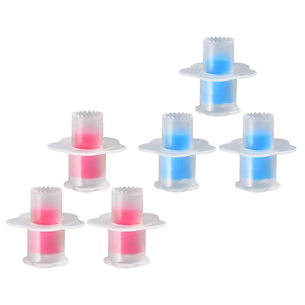 6pcs Red Cupcake Plunger Tool for Easy Cake Filling, DIY Pastry Decorating Moulds for Unique Cupcake Creations and Family Baking Fun