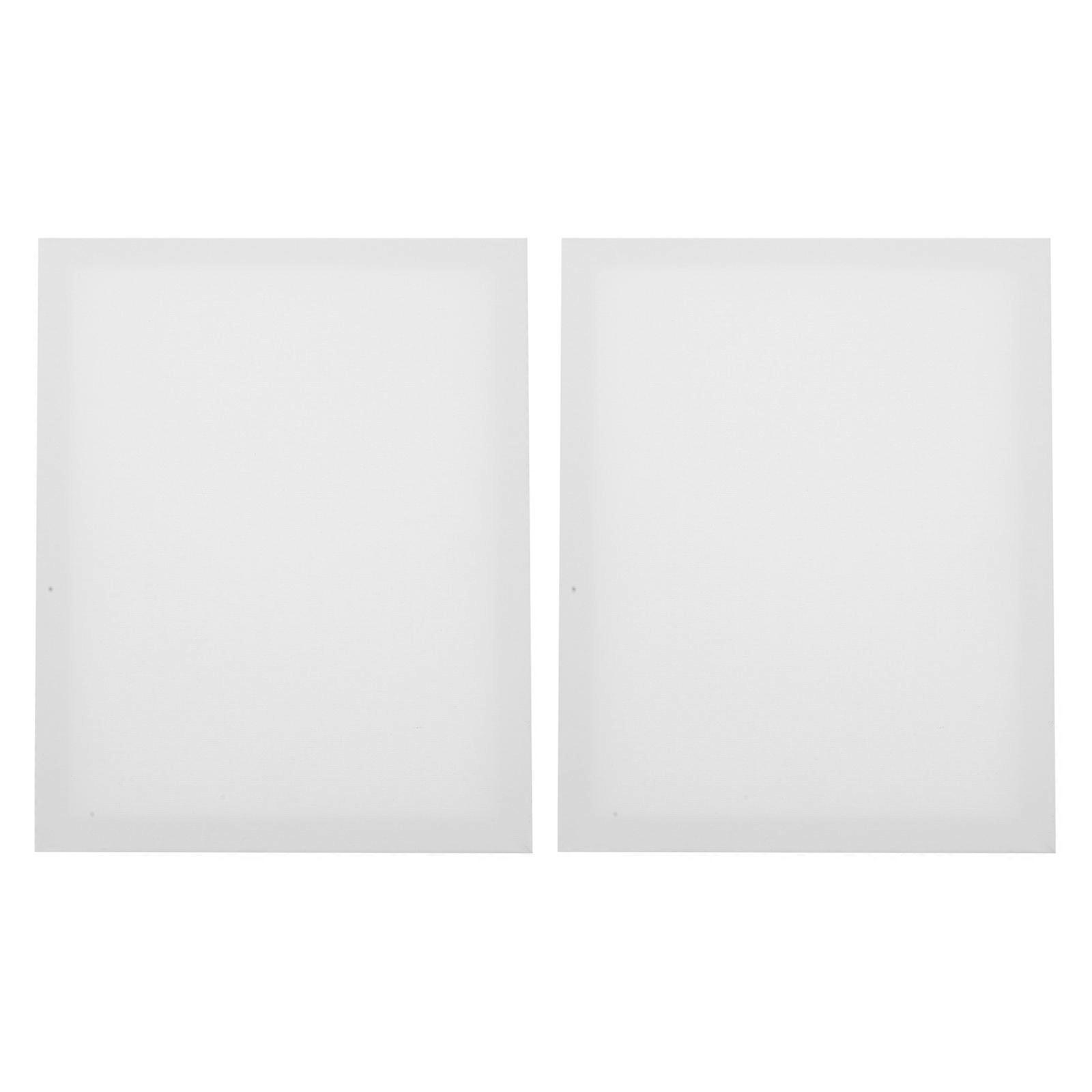 White Cotton Painting Frames for Oil and Acrylic Suitable for DIY Crafts 2 Pieces Portable