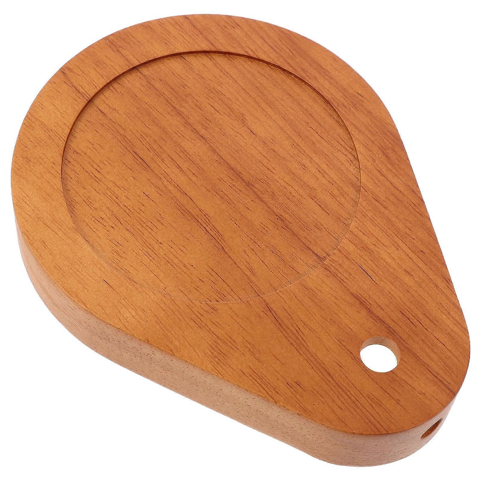 Wood Lamp Base Drop-Shaped Solid Wood Lamp Base for Aromatherapy Use