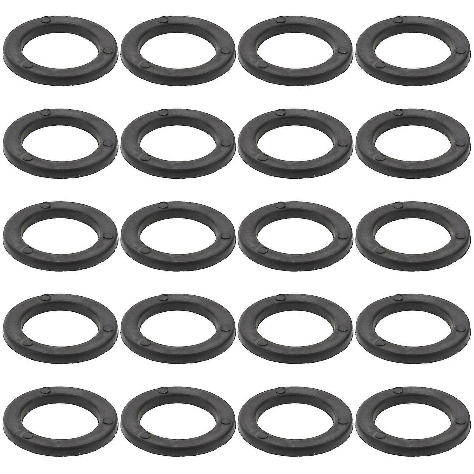 20 Pcs Dumbbell Washers with Enhanced Elasticity for Barbell Stability, Wear Resistant Spinlock Collars Compatible with Various Weight Lifting Bars