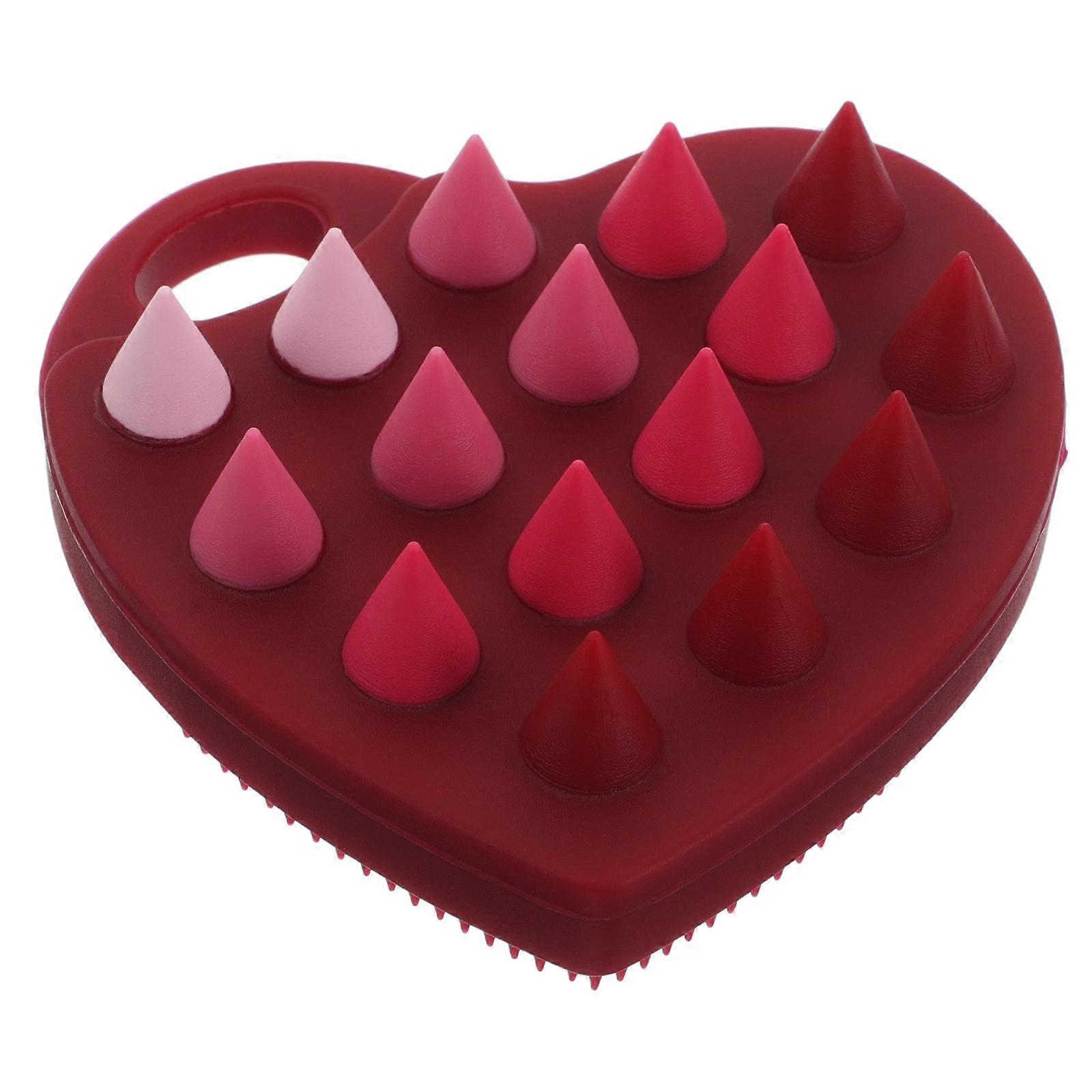 Double-Sided Silicone Massage Tool For Scalp Care And Exfoliating Dandruff Use During Shower 1Set