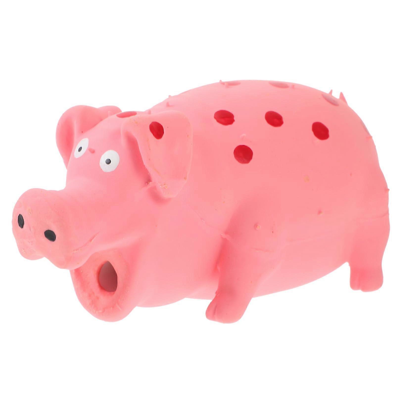 Pets Chew Dog Chew Toy Pig Squeaky Puppy Toys Toy Dog Bite Small Chew Toy for Pets Squeaky Toys for Dogs Emulsion