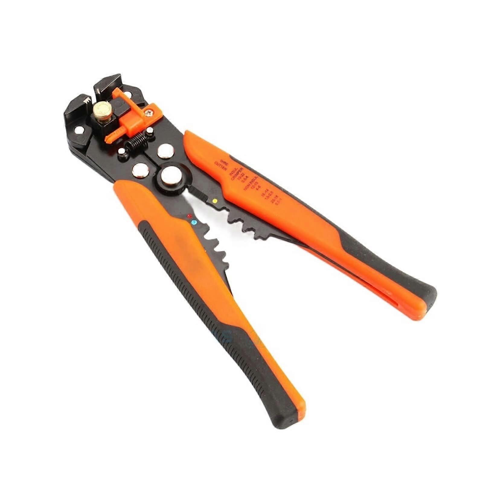 Wire stripper, 5in1 Automatic Wire Stripping Machine, Wire Crimper, Wire Cutter, Automatic Adjustment, Cushion Grip