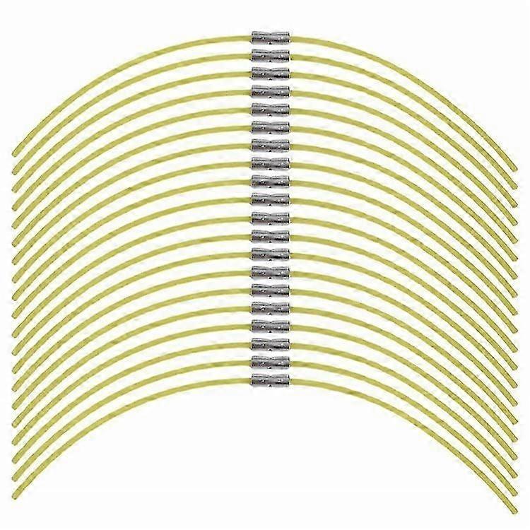 20Pcs F016800174 Nylon Line Compatible For Bosch ART 30 Combitrim / ART 30-36 LI , Trimmer Line Replacement with Buckle
