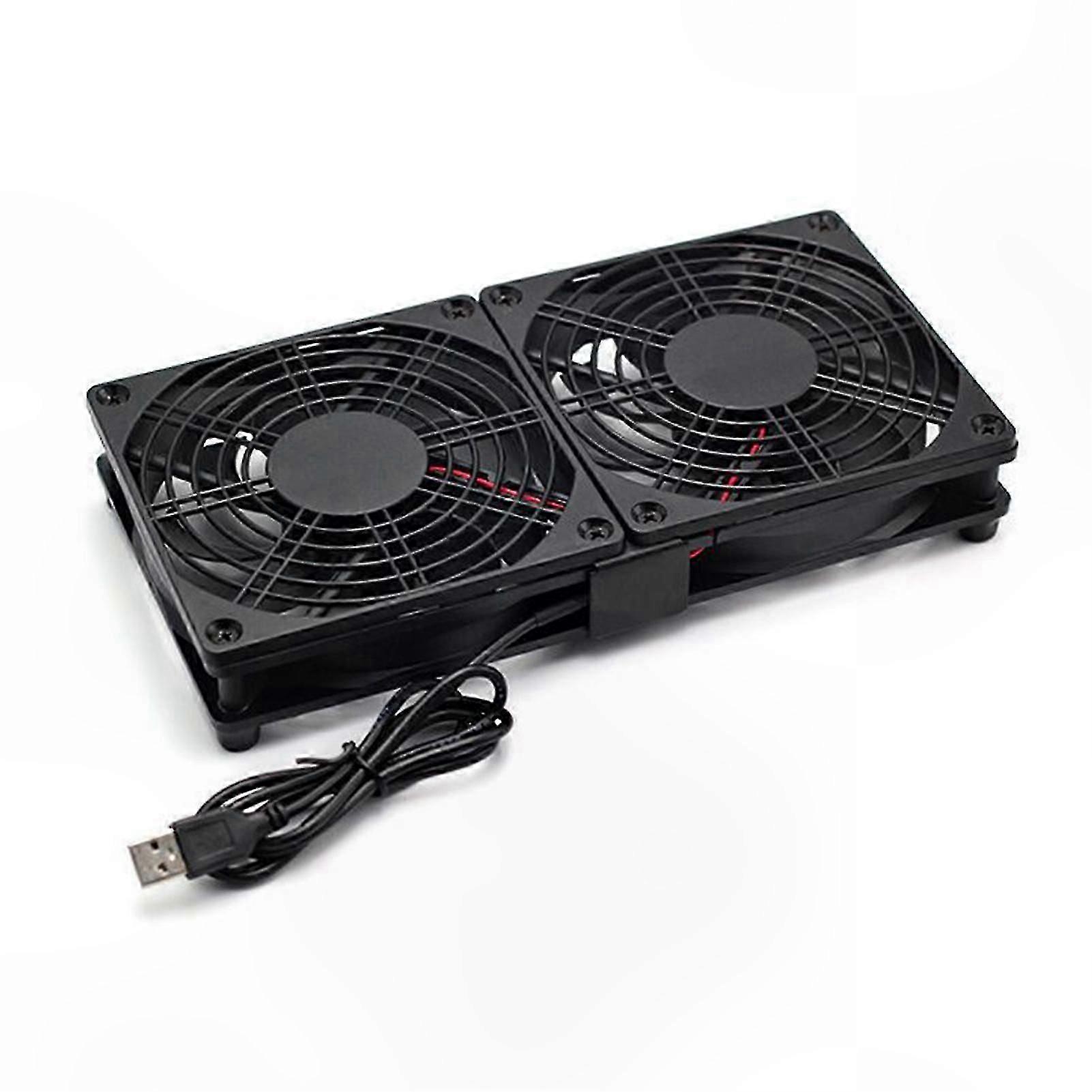 USB Powered Cooling Fan for Electronics - Silent Operation with Strong Airflow and Shockproof Design for Heat Dissipation