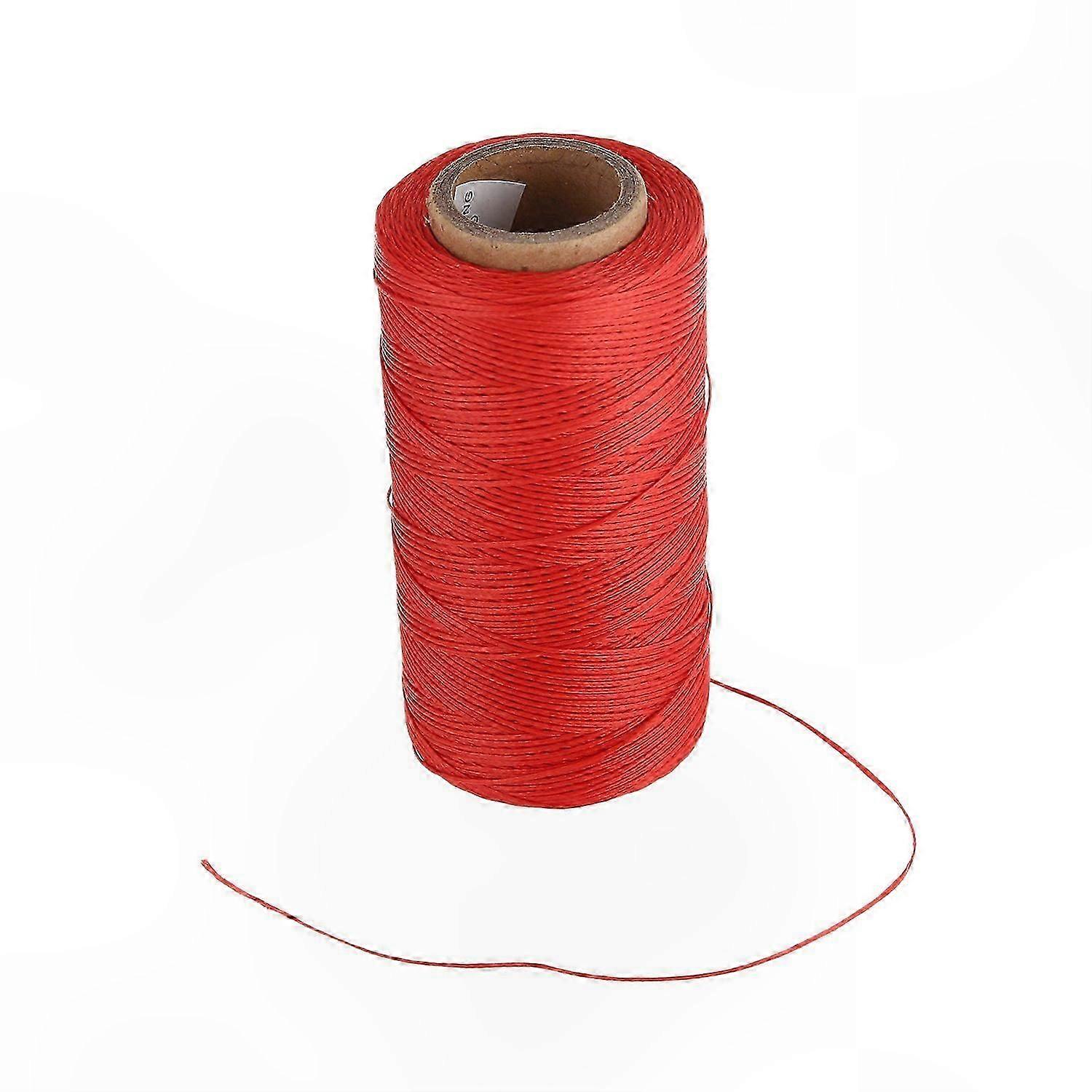 Waxed Leather Sewing Thread 1mm Cord for Hand Needle Craft DIY Projects