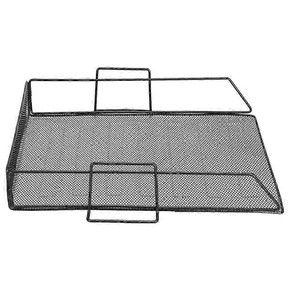 Desktop Tray Organizer Document Letter File Rack Iron Storage Bookshelf Office Supply