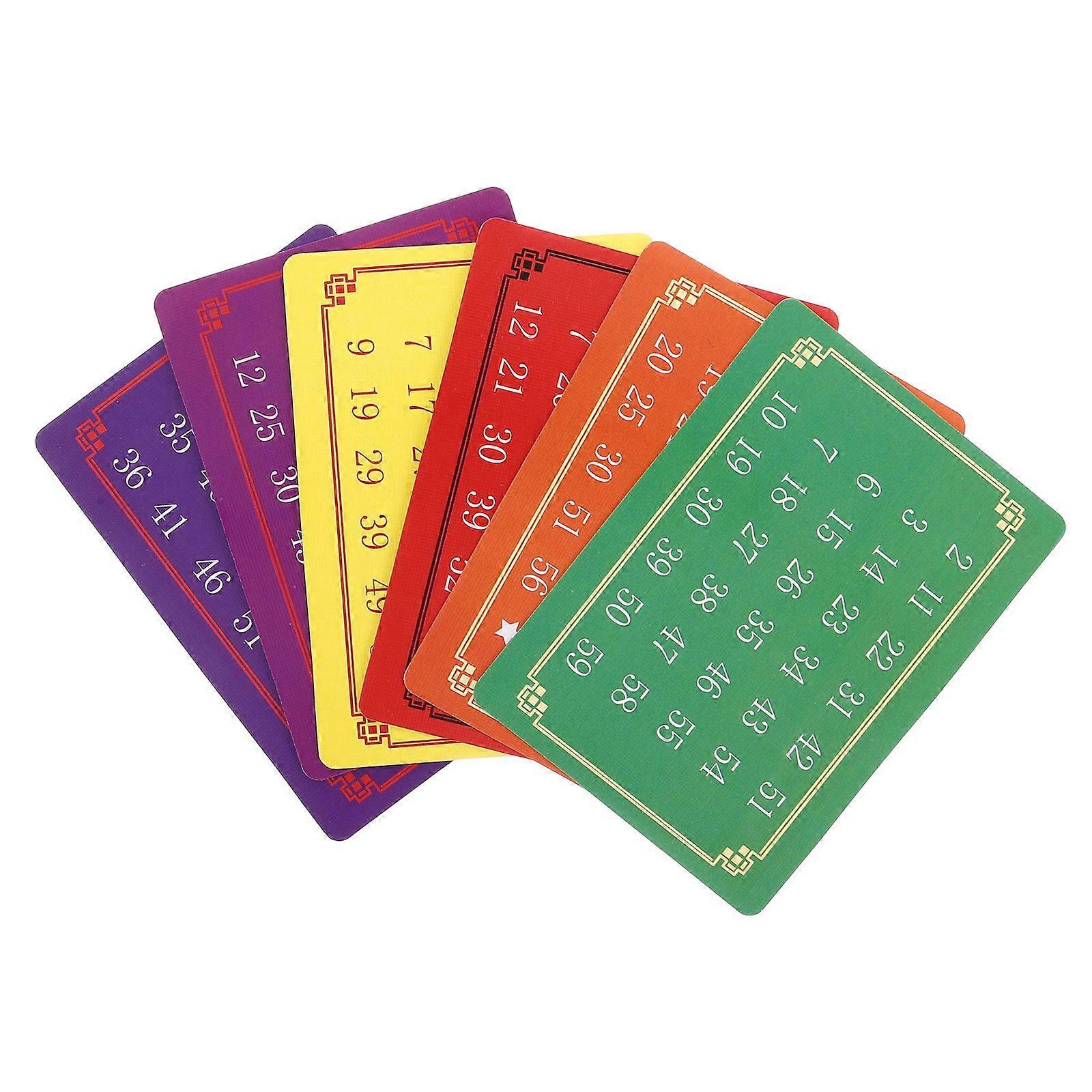 5 Sets Telepathic Number Cards Mind Reading Tricks Toys Stage Mind Reading Number Card Mental  Cards for Party Supplies
