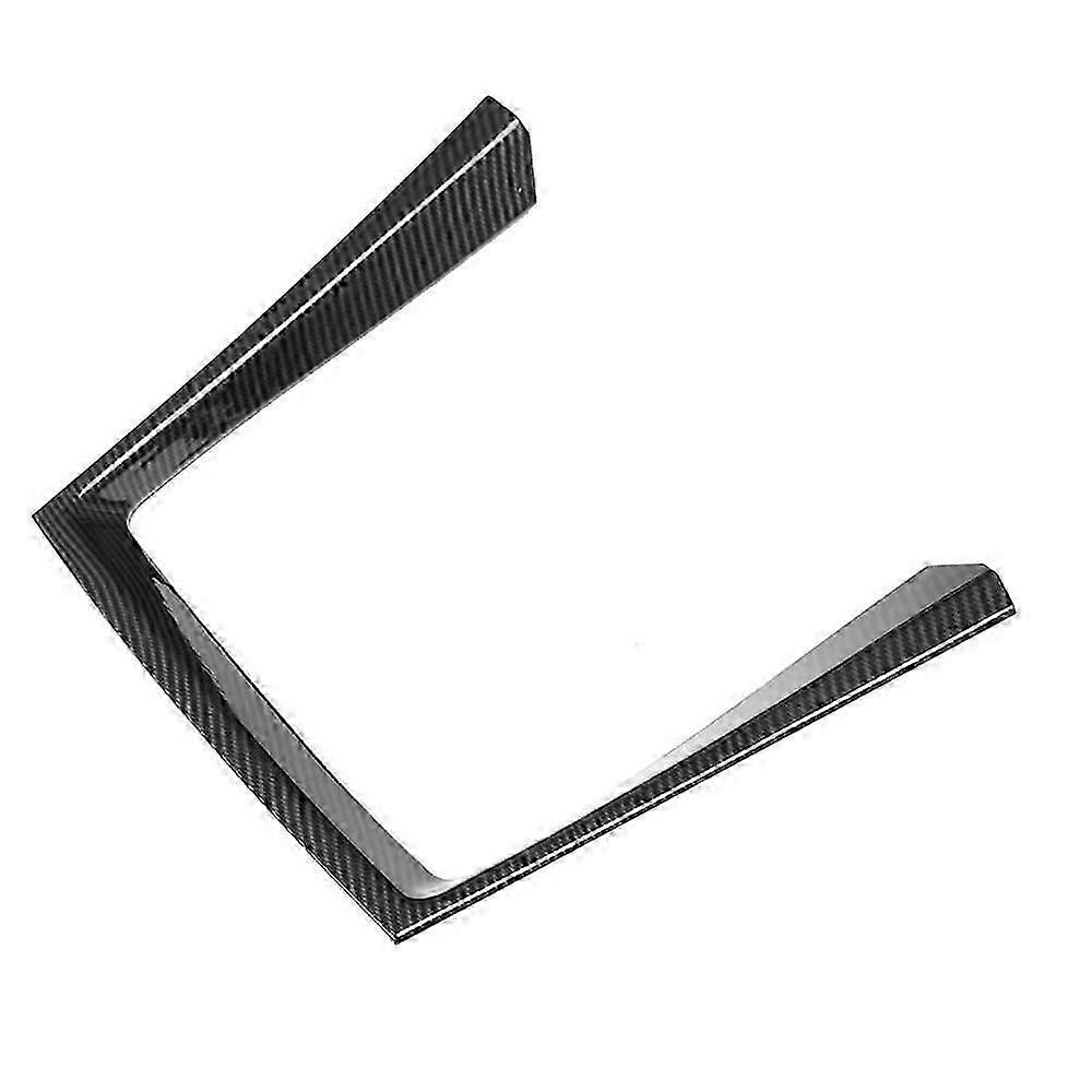 Carbon Fiber Car Center Console Cup Holder Strip Trim For X5 E70 X6 E71 2008-2013