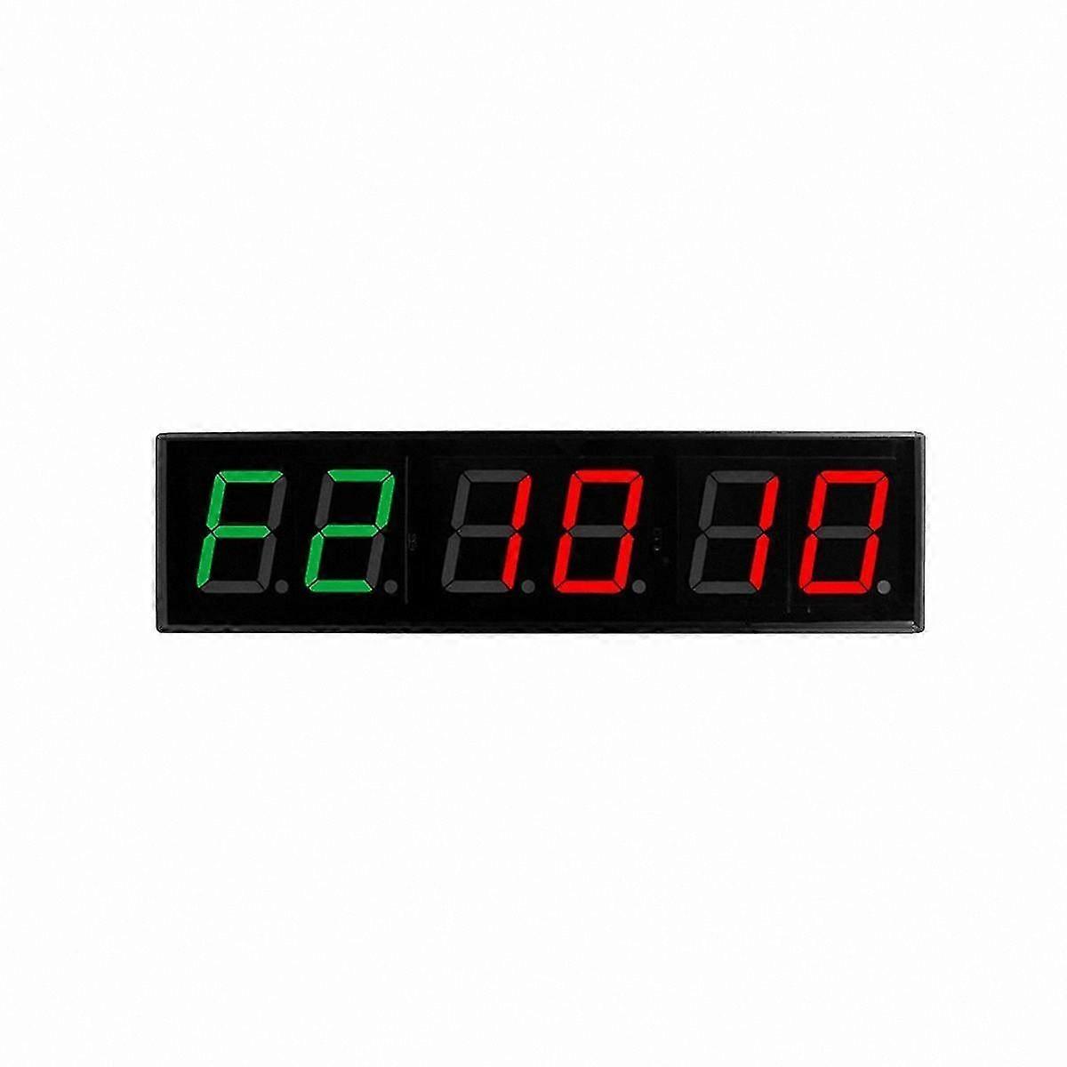 Fitness Boxing Timer with 1.5 Inch Display Countdown Clock Interval Stopwatch Cycle Counter Gym Training Timer Count Up Down Clock for Exercise Workou