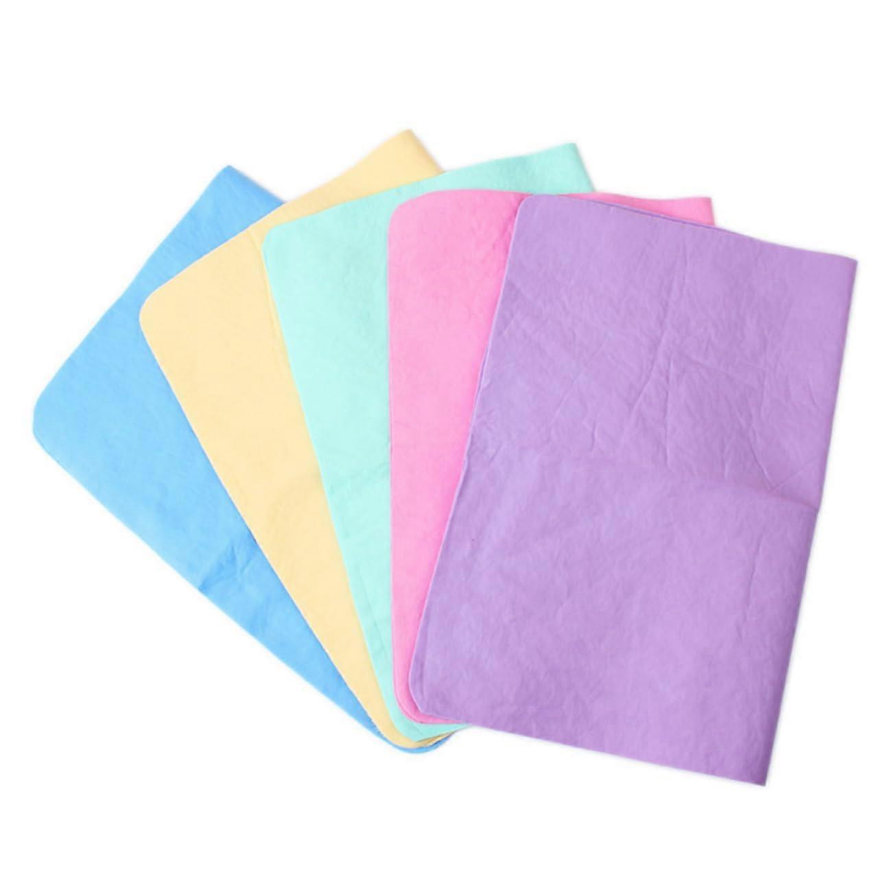 5pcs Pva Pet Bathing Towel Super Absorbent Quick Dry Dog Cat Cleaning Towels Soft Gentle for Sensitive Skin for Random Color Ref: 6000