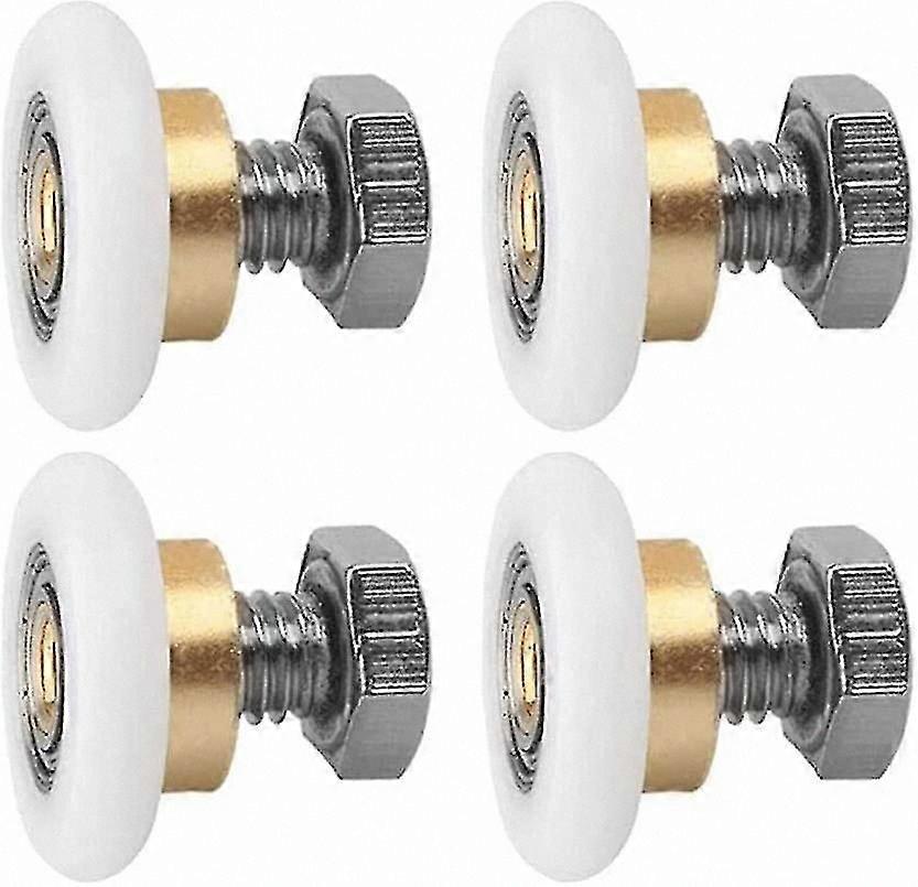 4-Pack Sliding Shower Rollers, 20mm Roller Wheels for Doors and Frames