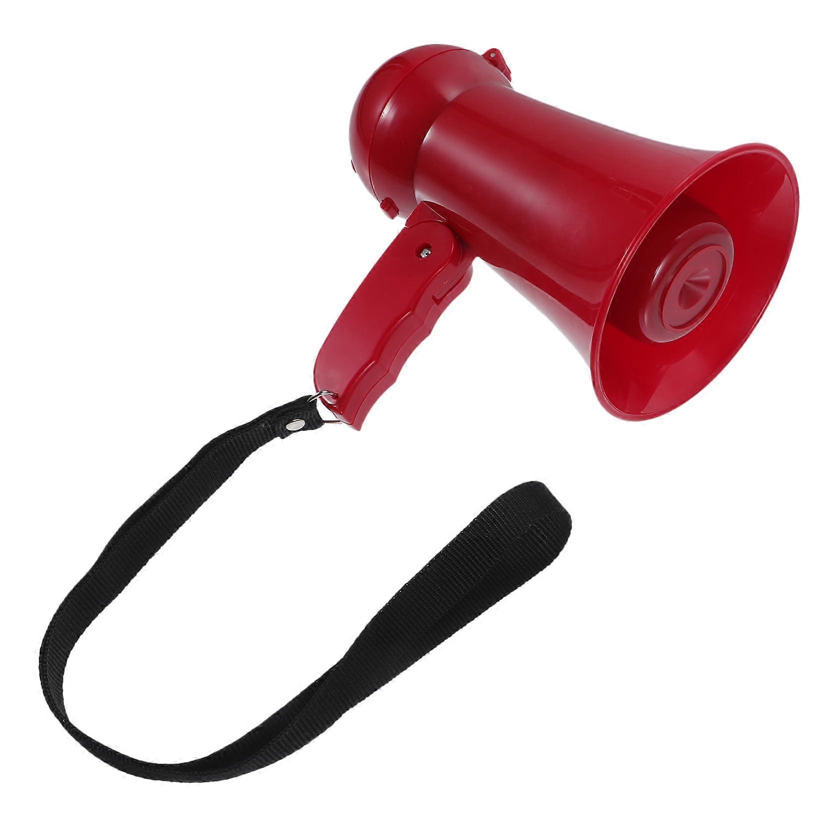 Portable Megaphone Handheld Loudspeaker with Recording Function, Lightweight, Battery Operated, Durable Design for Sporting Events