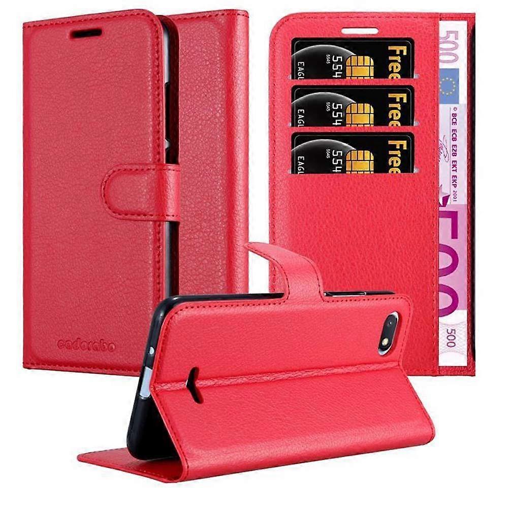 Xiaomi RedMi 6A Case - Protective Case with Card Slots and Stand Function