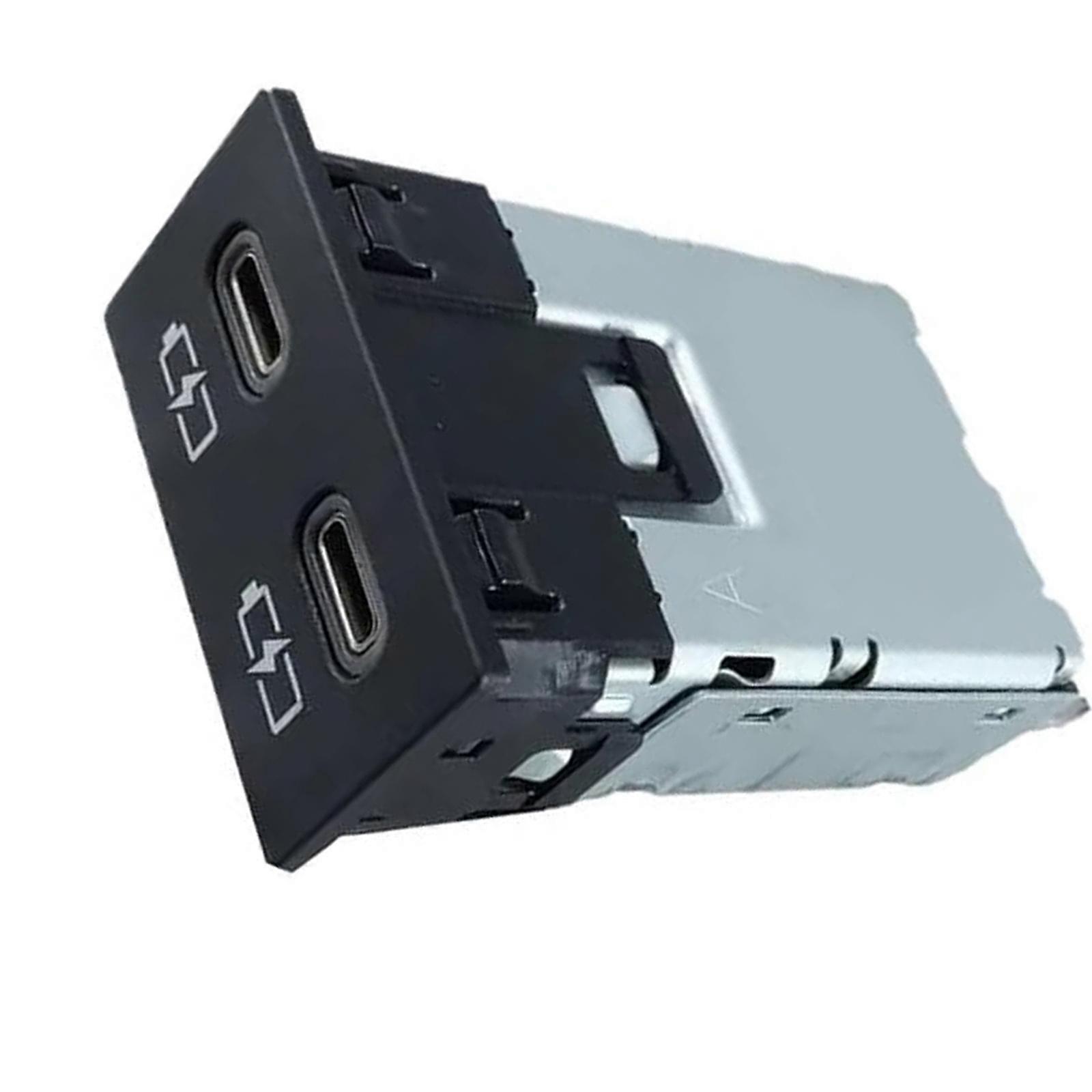 Quick Charge 3.0 USB Type C Car Charging Socket Automotive Fast Charges High Efficiency Car Charges for 85532-60040 Multicolor