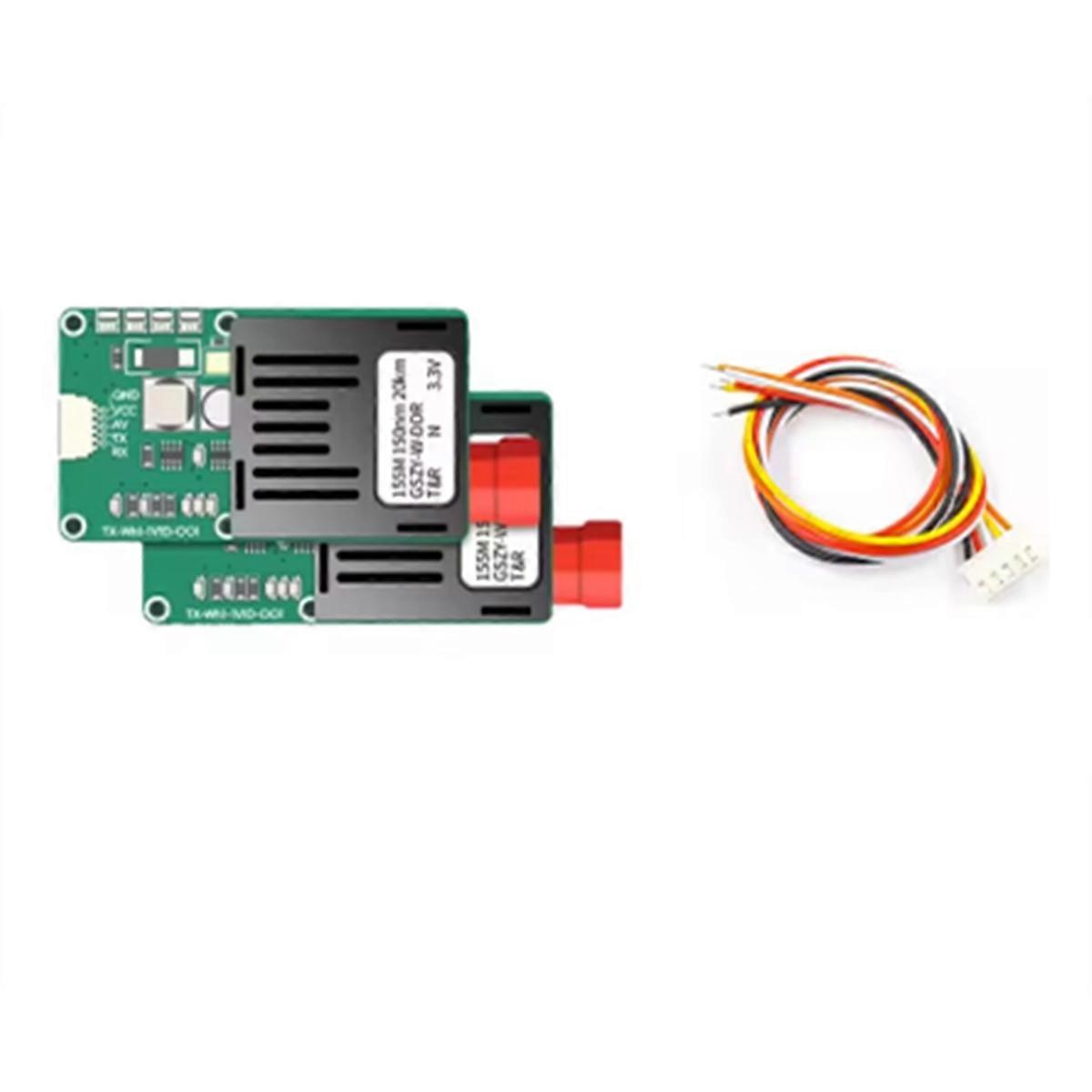 Fiber Converter SingleMode Single Fiber FC/UPC TX+RX 1 Channel Video + UART and TTL and SBUS to Opt