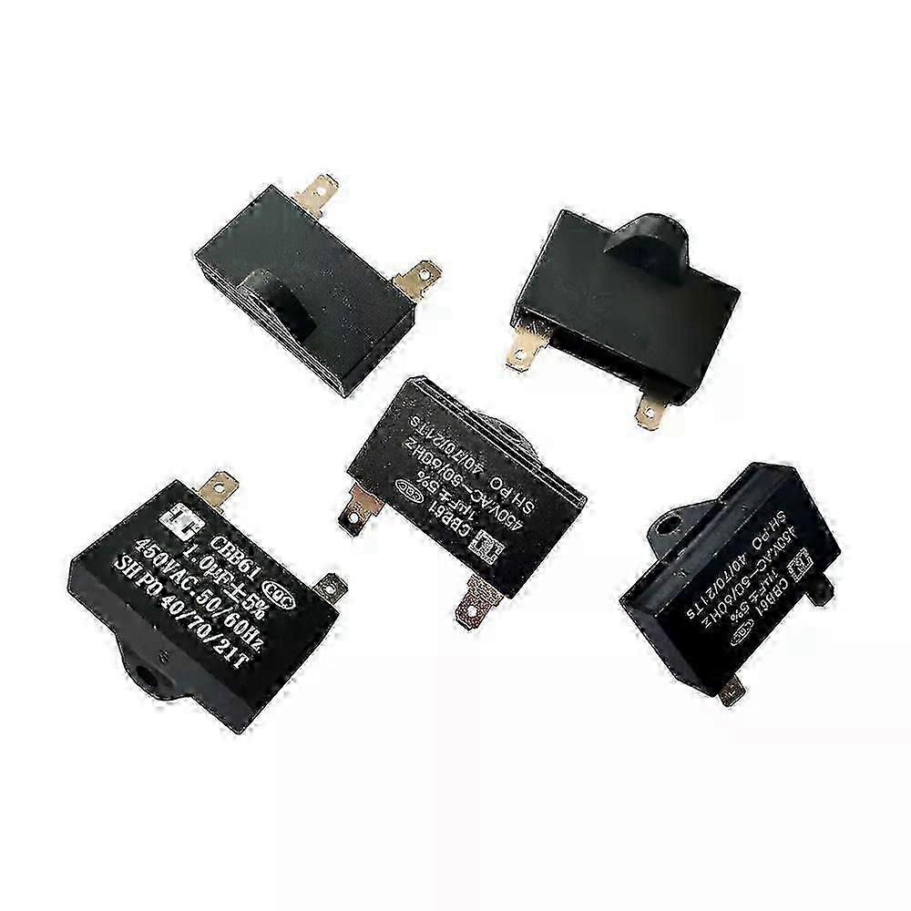 5 PCS CBB61 1UF Water Hater Fan / Motor Starting Capacitor Motor St...