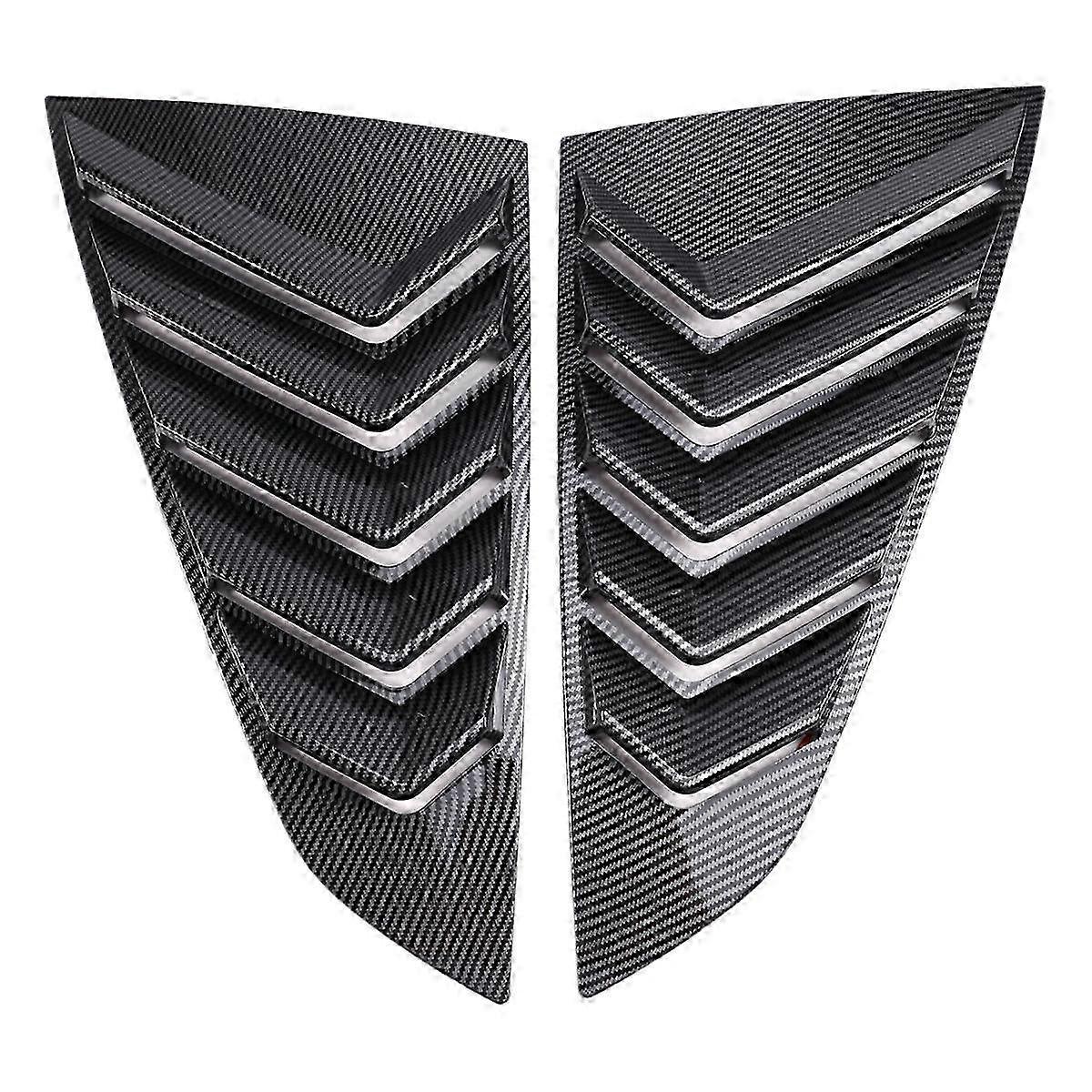 Rear Louver Window Side Shutter Decoration Cover C