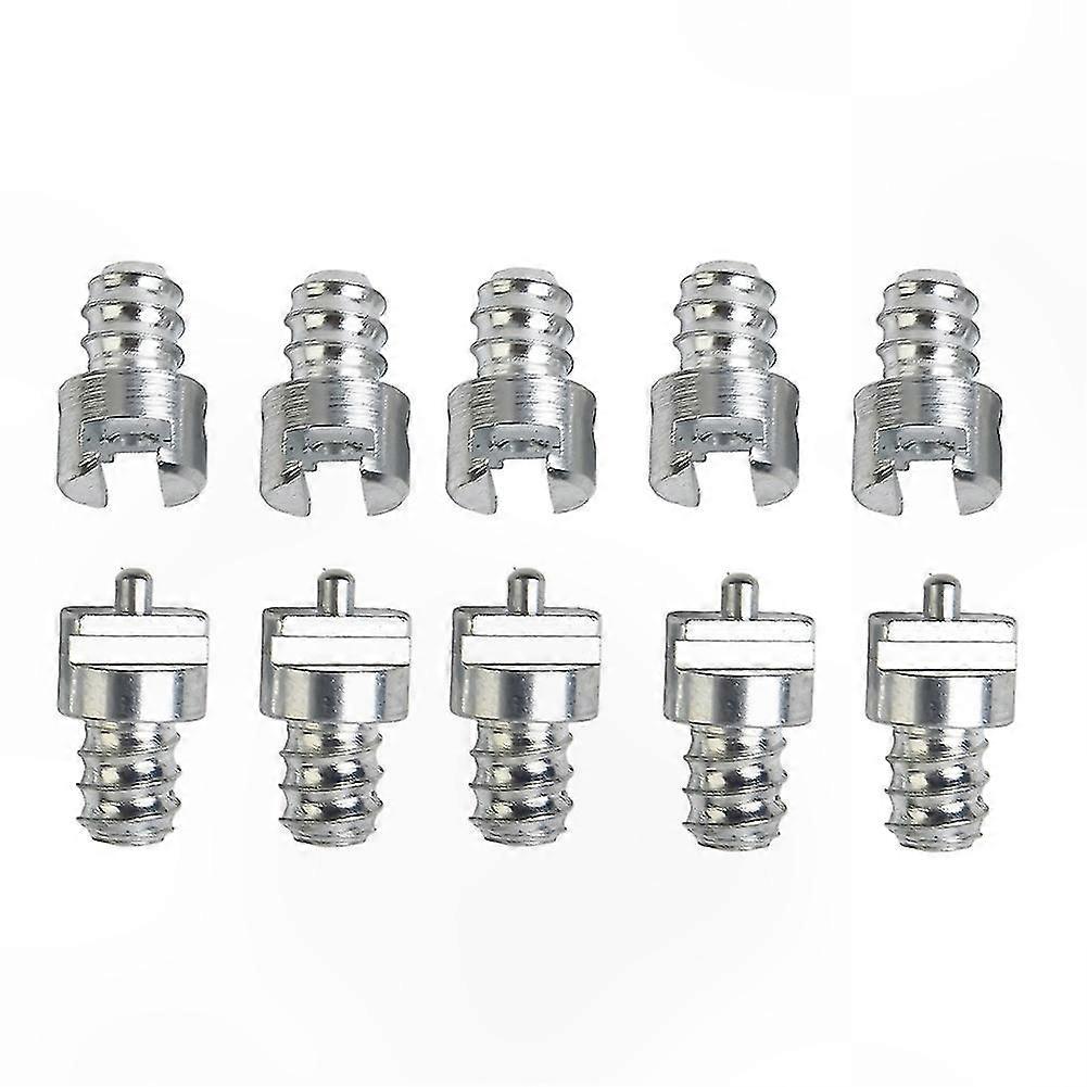10-Pack 16mm Spring Connectors for Drill Pipe and Dredge Machine Power Tool Attachments