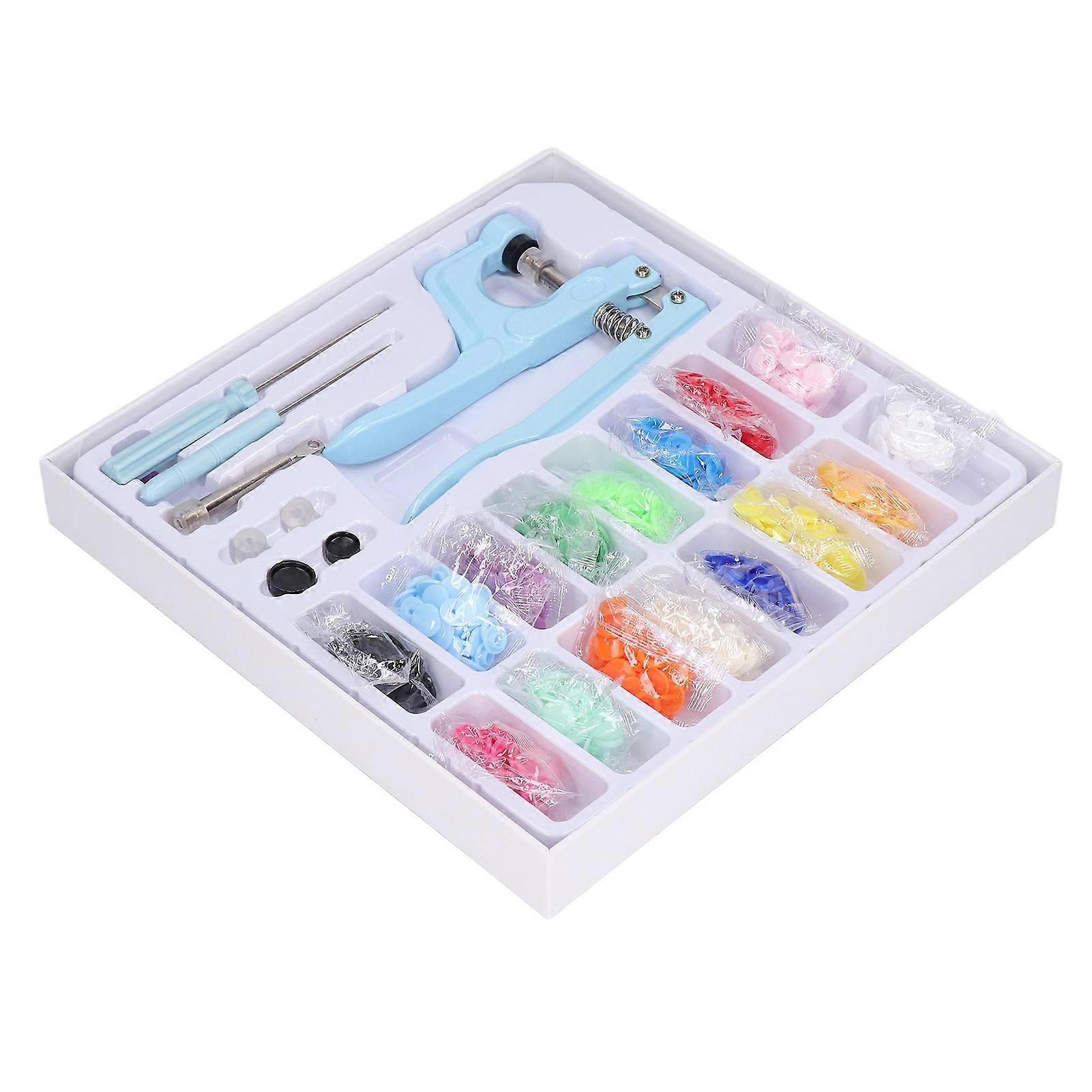 Plastic Snap Buttons Blue 26.8x26.8x3.4cm Durable Easy Use