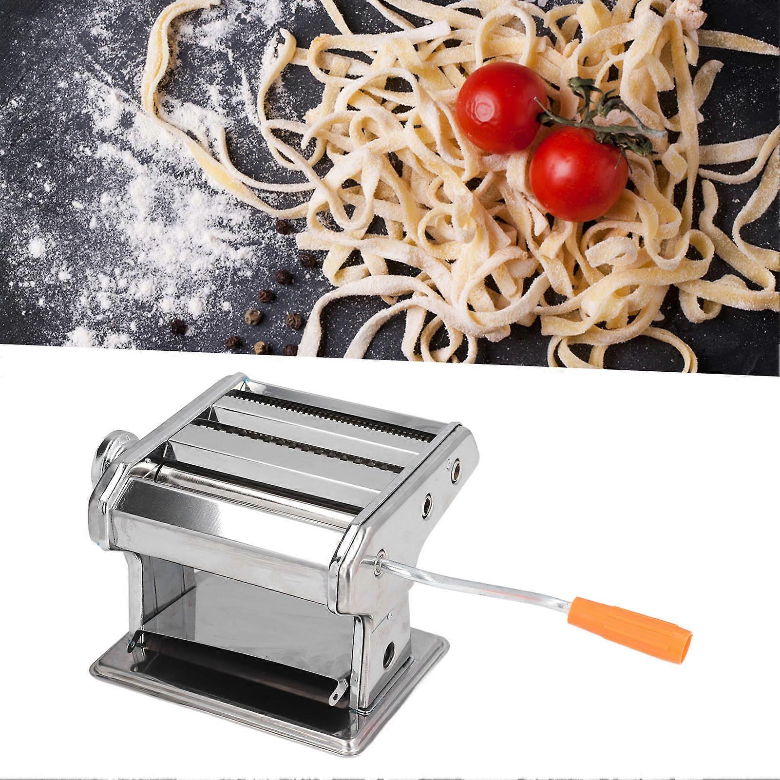 Professional Pasta Maker Machine 150, Stainless Steel, Silver, Manual
