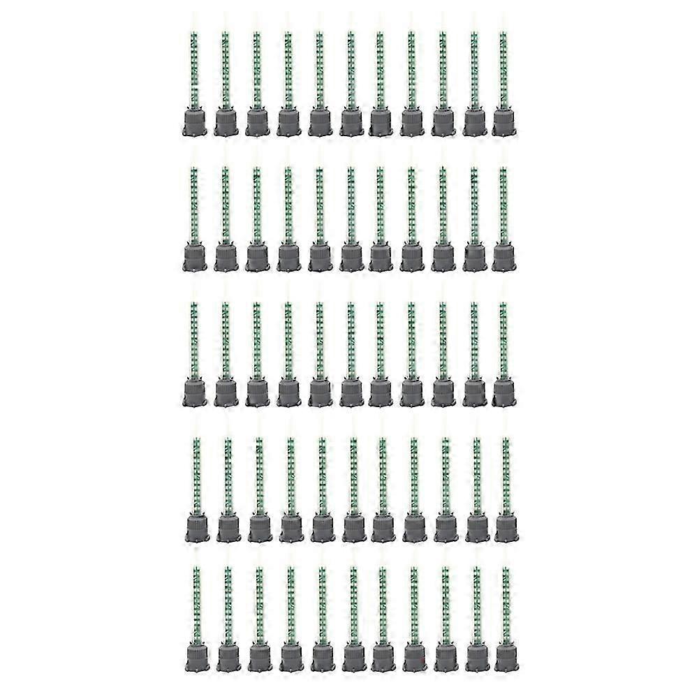 50pcs Epoxy Adhesive Mixing Nozzle Static Mixing Nozzle Mb5-16 Mixing Tube (1:1ratio) For Ab Glue Mixer