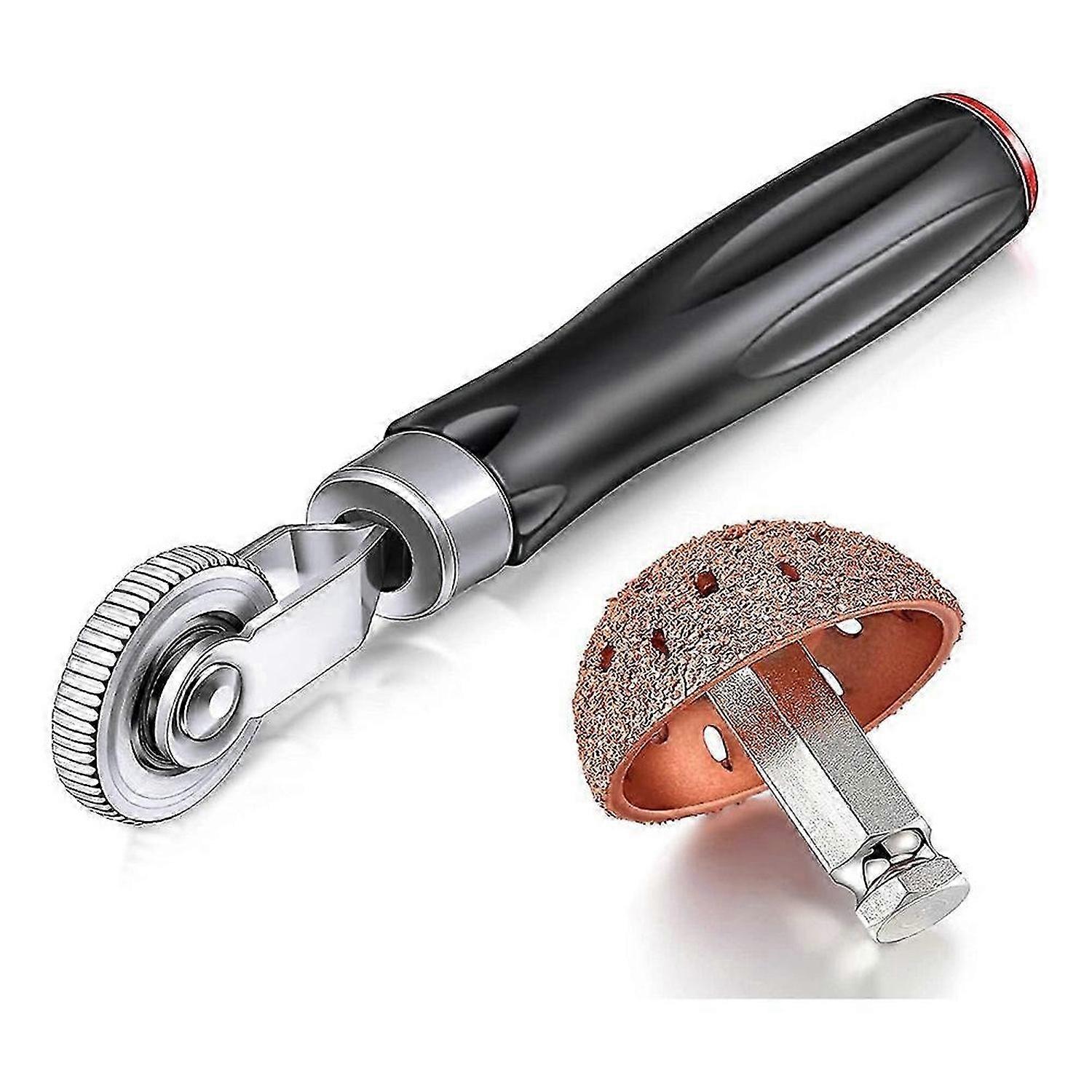 Tire Patch Roller with Tire Wheel Grinding Head Buffing Wheel (42 mm)