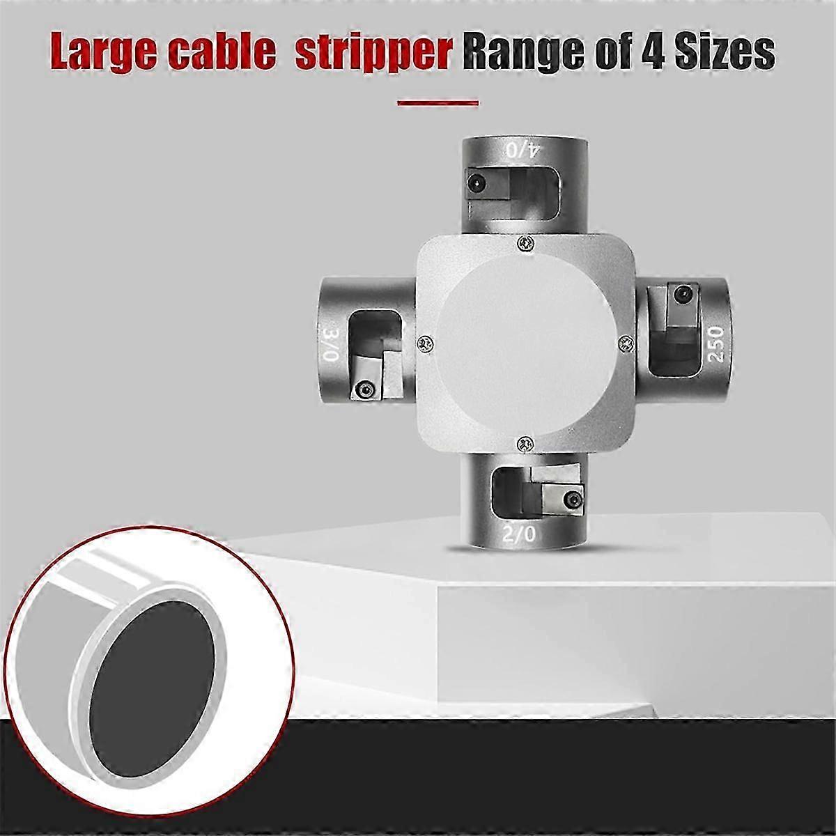 U21051 Large Cable Stripper 2/0-250 mcm, Steel Large Cable