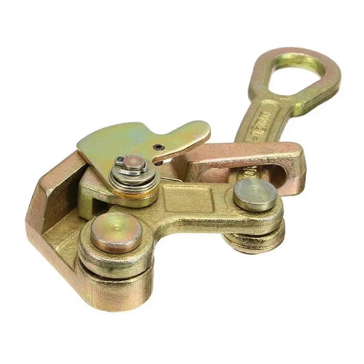 0.5 Ton Wire Rope Jaw Clamp Electricity Cable Grip Pulling Non-Slip Mini Tightening Multifunctional Tool Carbon Steel