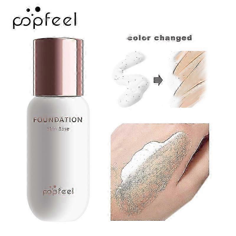 Goat Milk Magical Moisturizing Face Foundation Change Color Makeup Base Brighten Skin Tone Concealer Foundation TSLM1